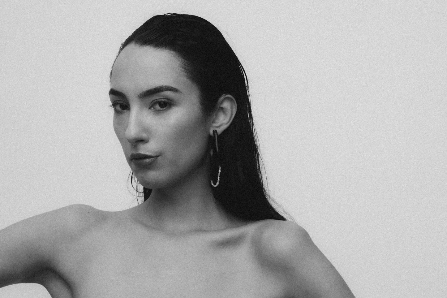 Pearl Twist Leather Earrings