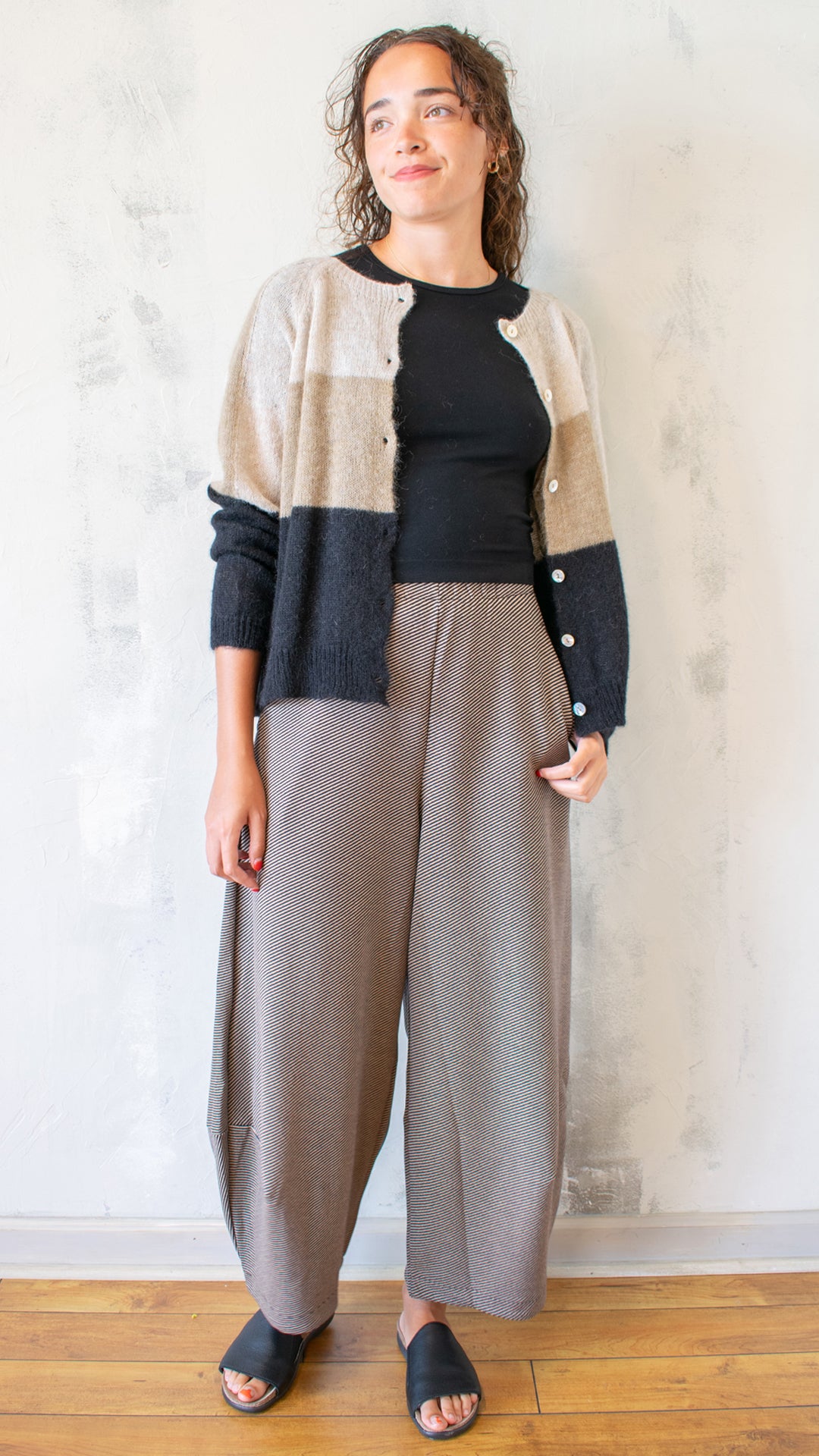 Tri-Stripe Sweater