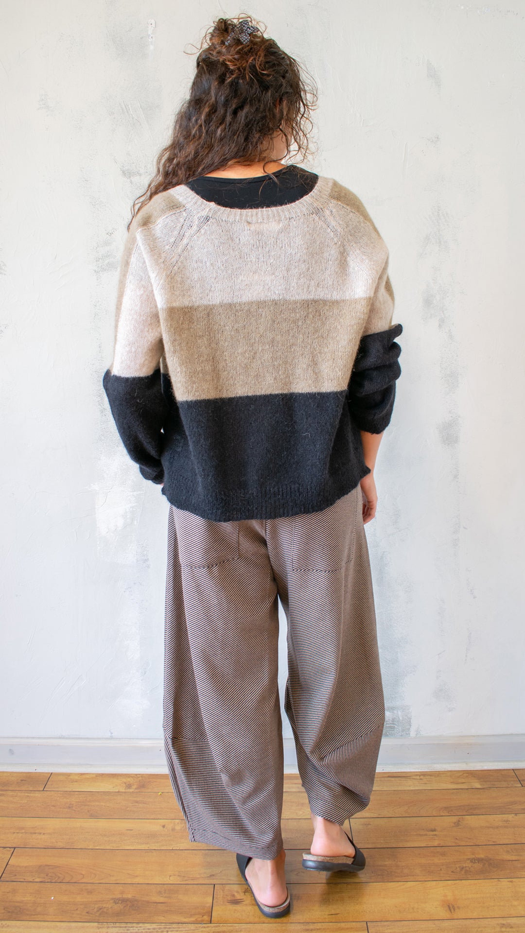 Tri-Stripe Sweater
