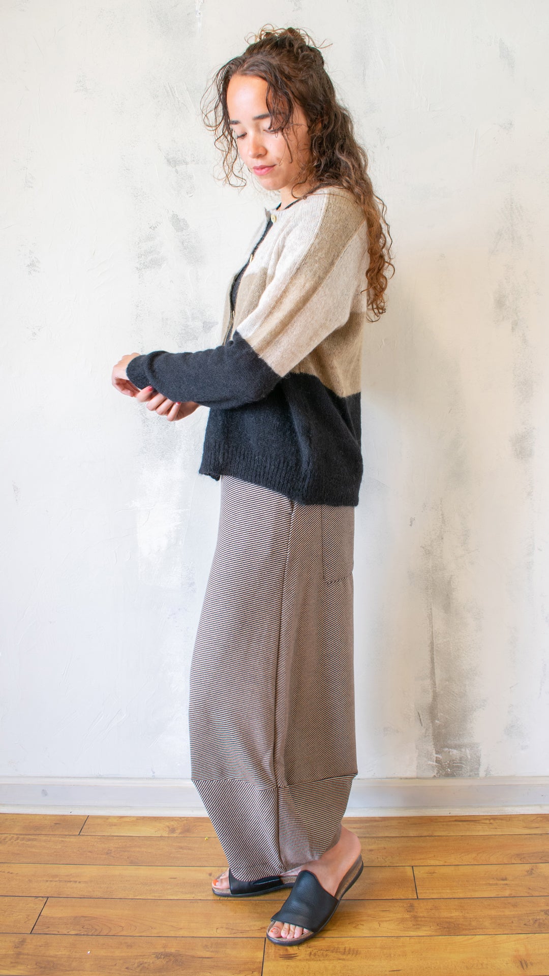 Tri-Stripe Sweater