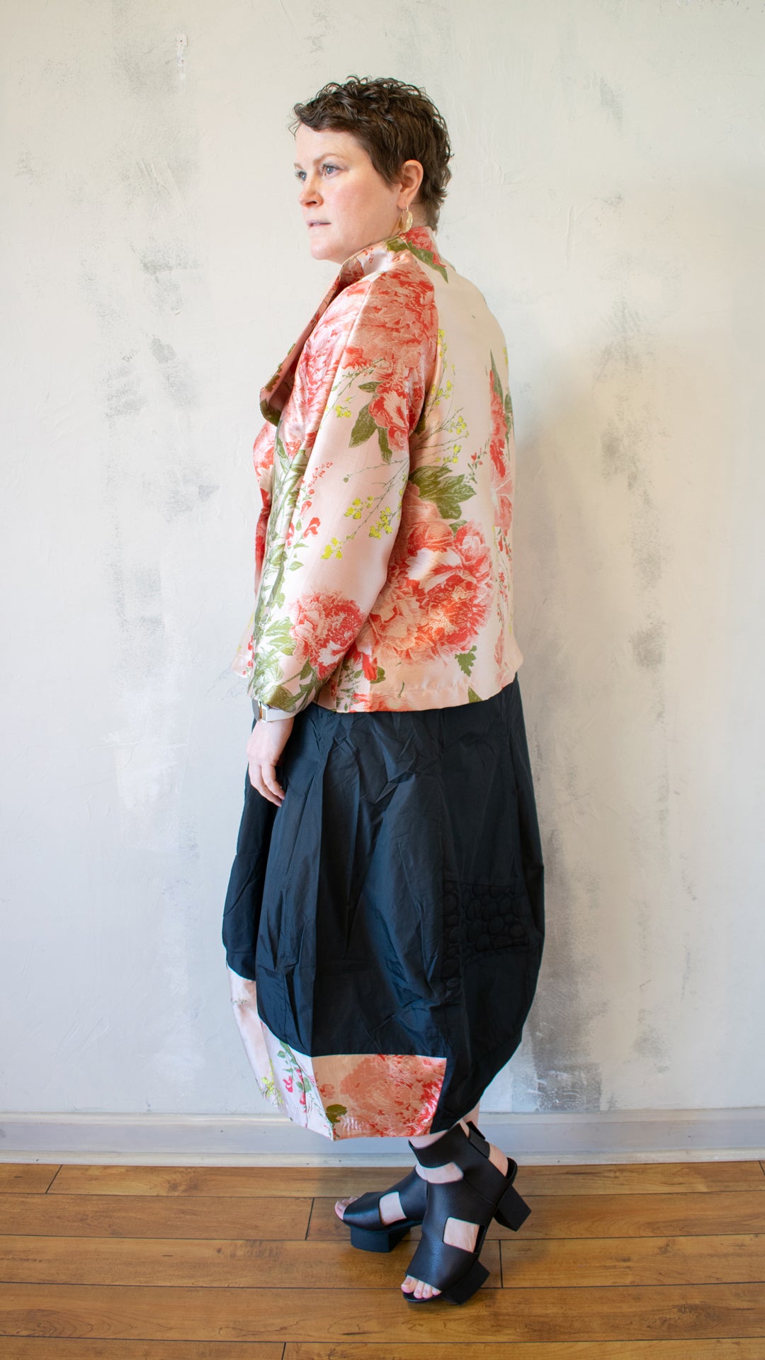 Lauryn Cocoon Skirt, Black