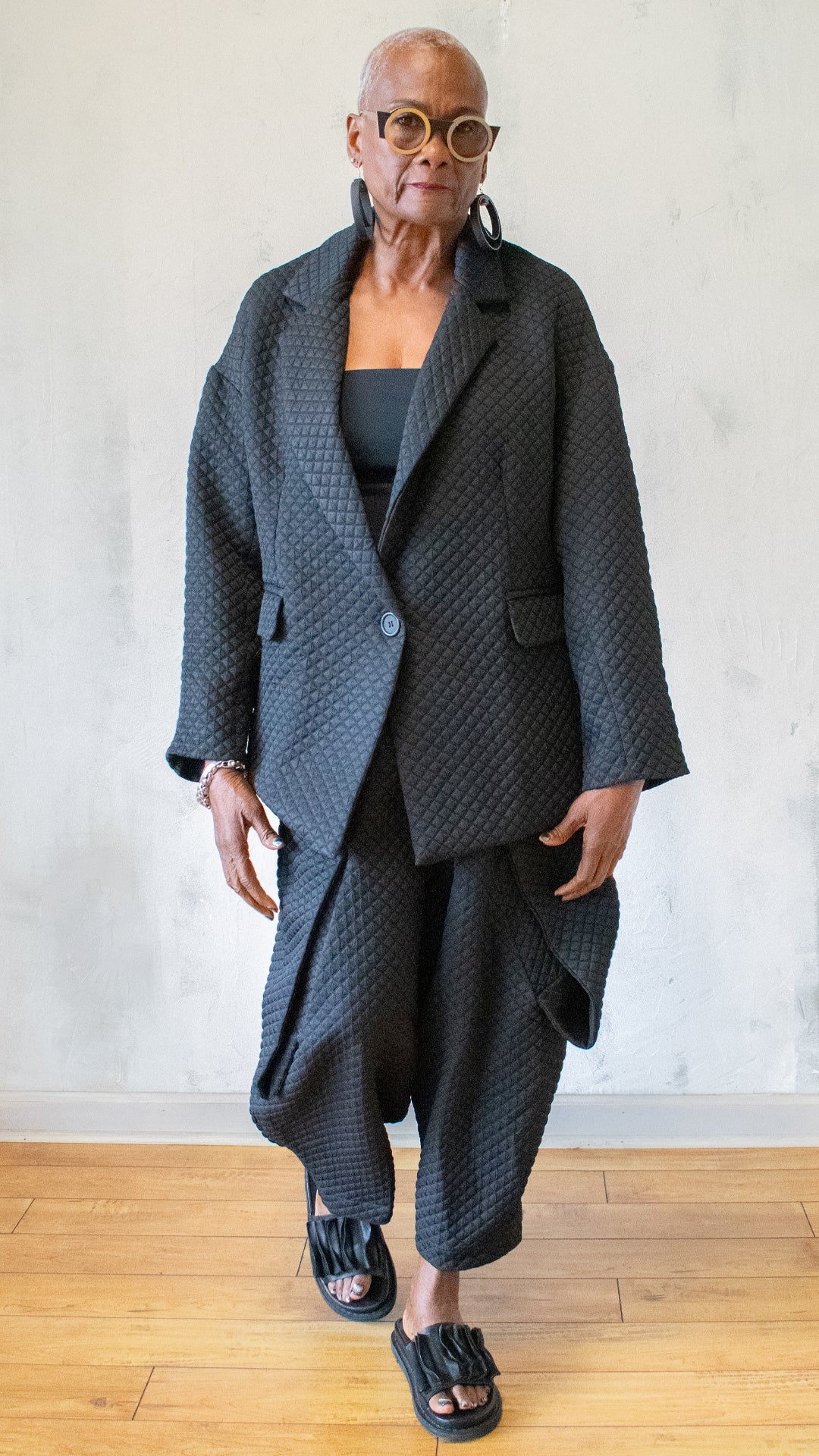 Boyfriend Jacquard Blazer