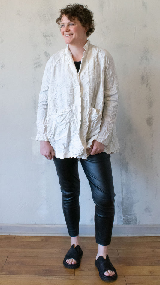 Crinkle Dolman Sleeve Jacket