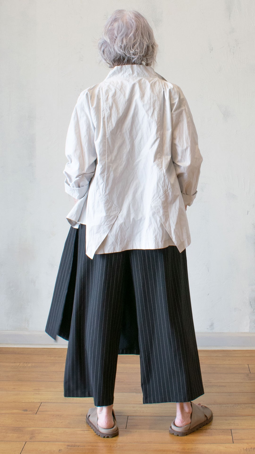 Apron Pinstripe Pant