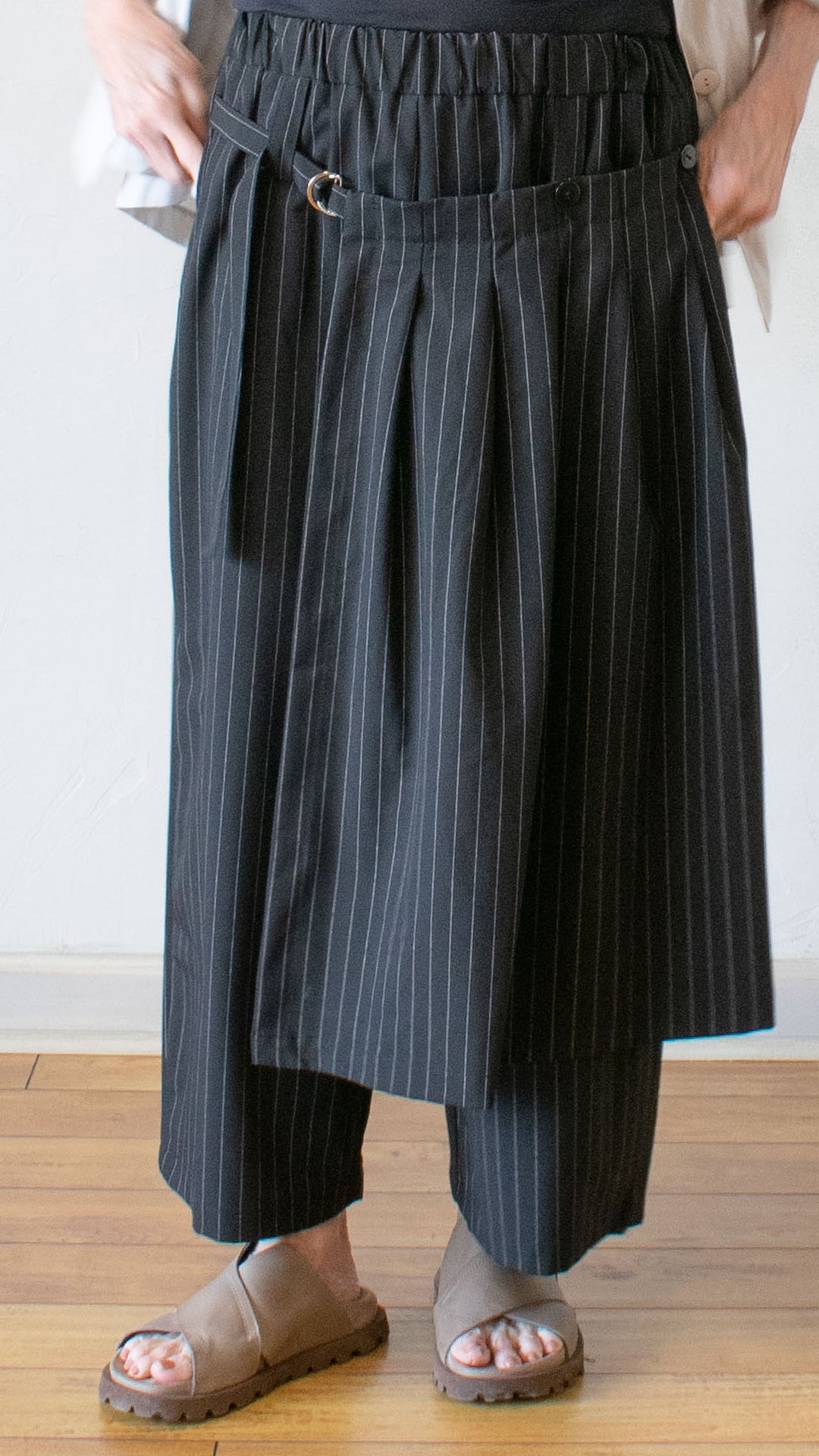 Apron Pinstripe Pant