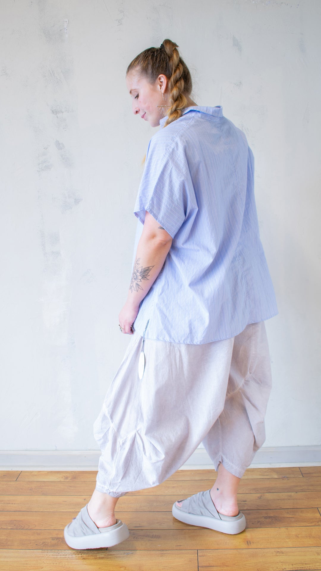 Naomi Top in Blue Stripe