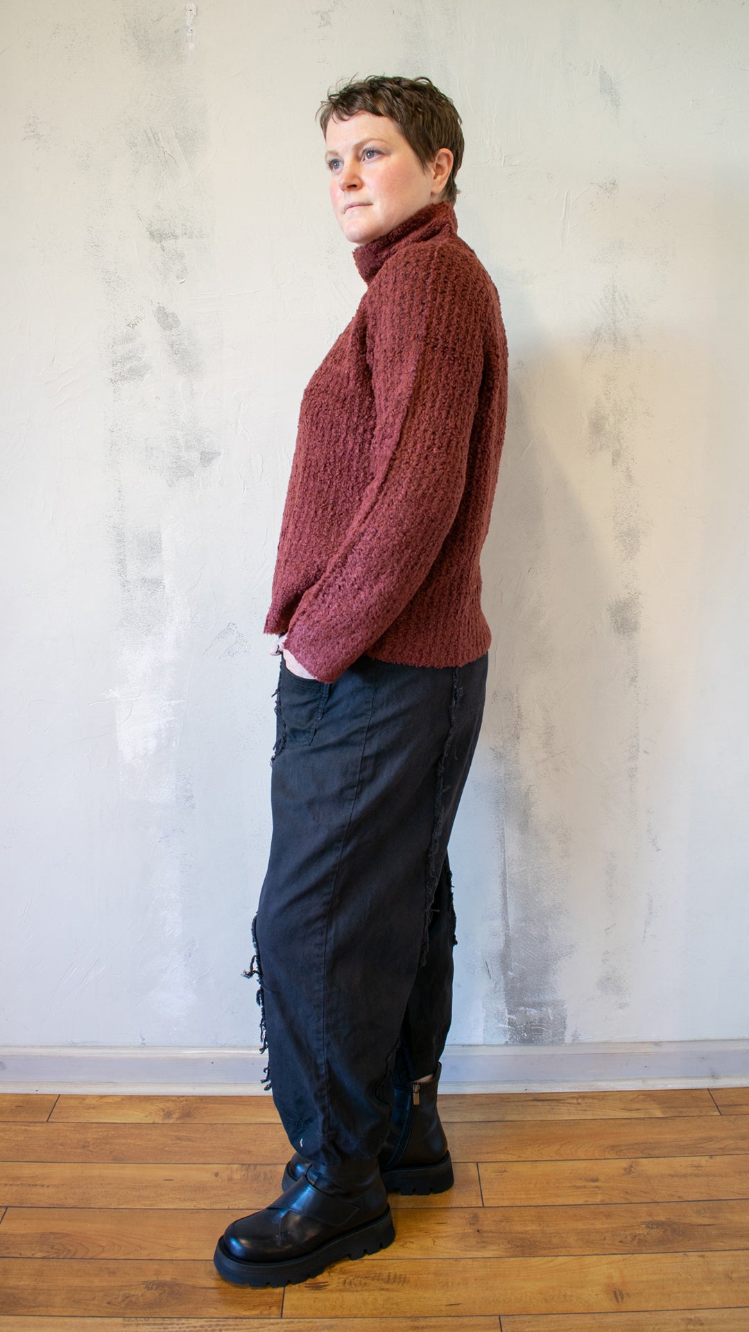 Plush Turtleneck Sweater (Multiple Colors)