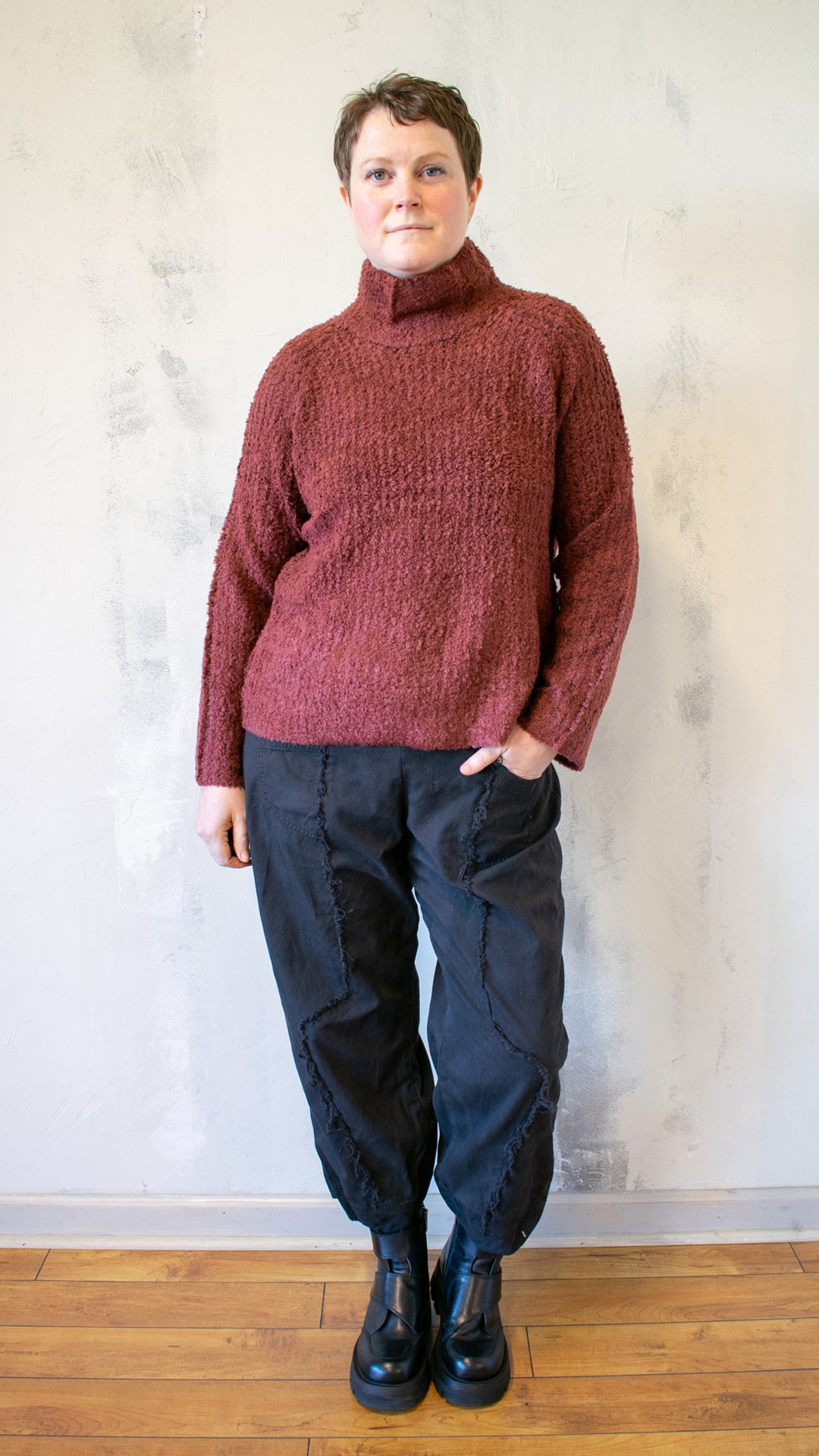 Plush Turtleneck Sweater (Multiple Colors)