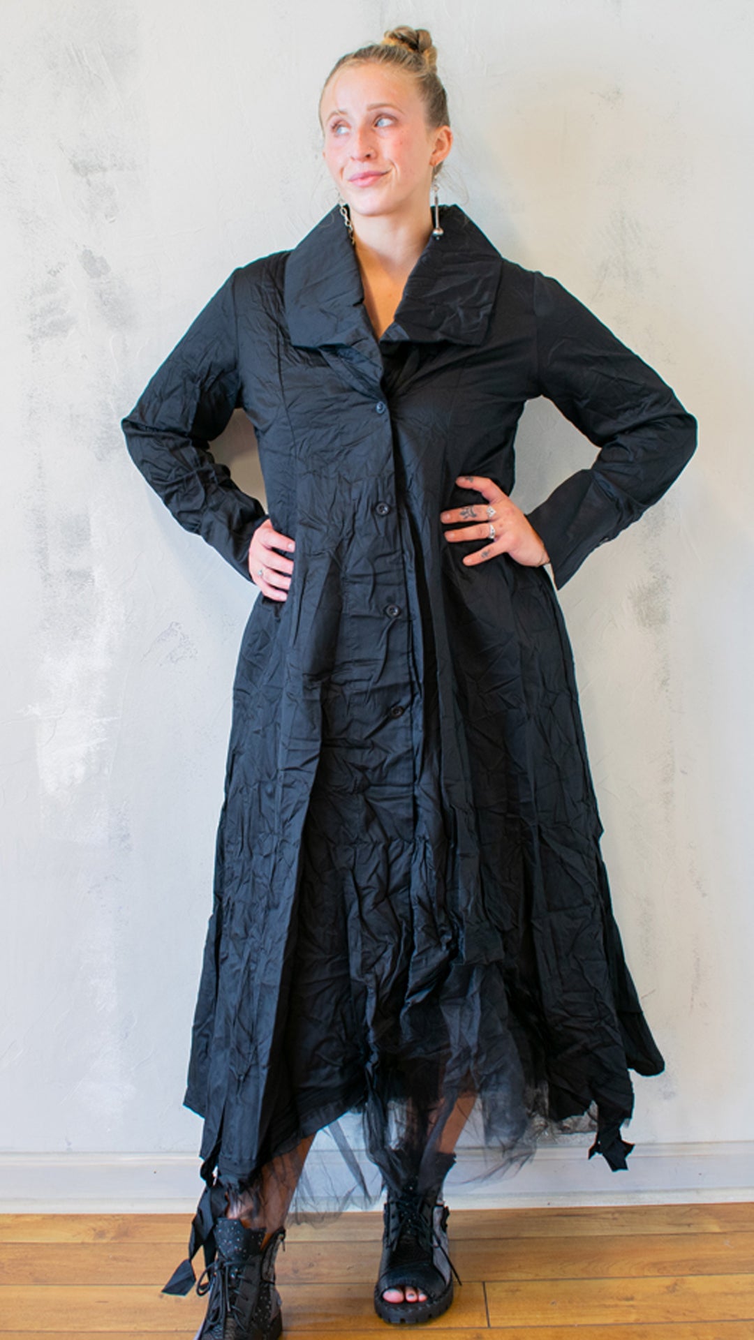 Lace Hem Duster