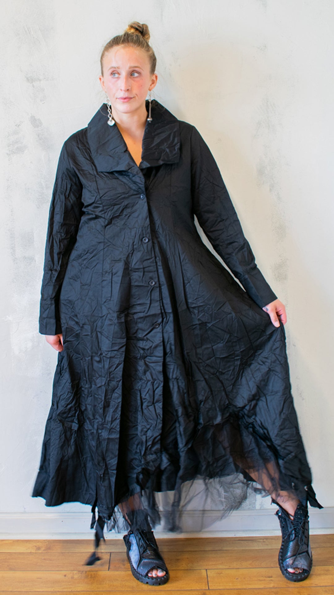 Lace Hem Duster