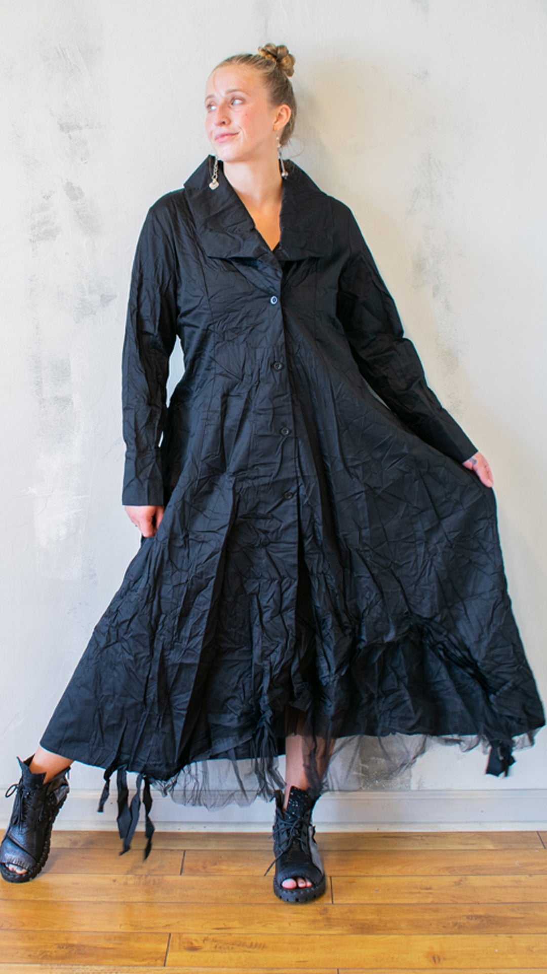 Lace Hem Duster