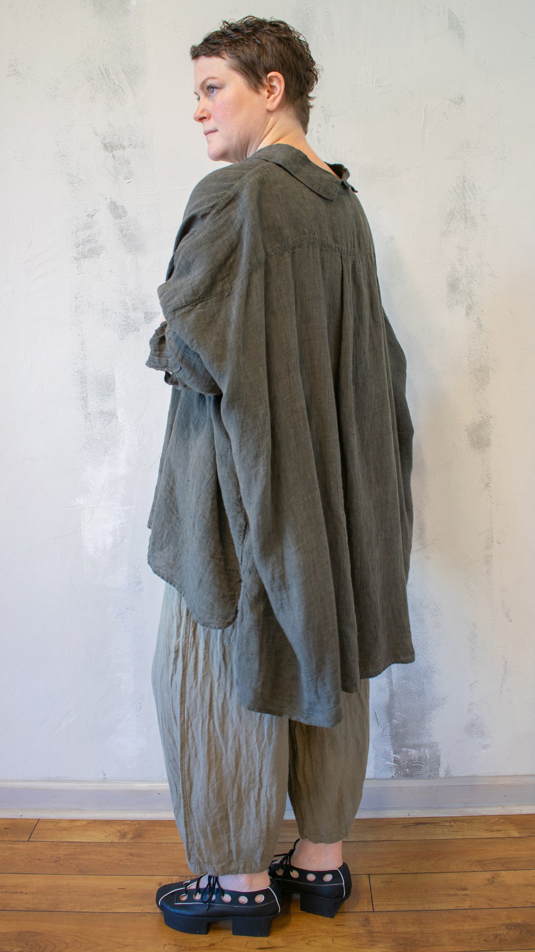 Camicia Riccione in Fossile