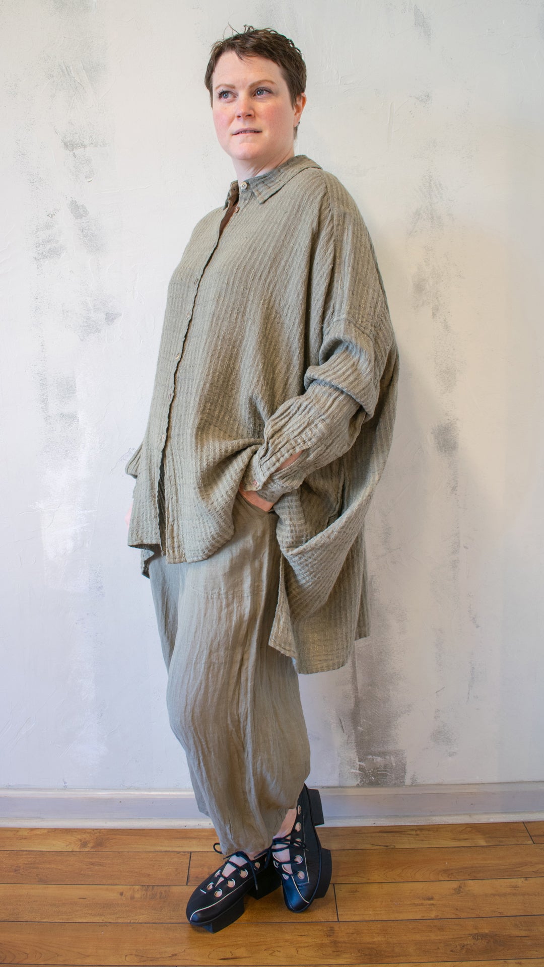Camicia Riccione in Fossile Uffizi