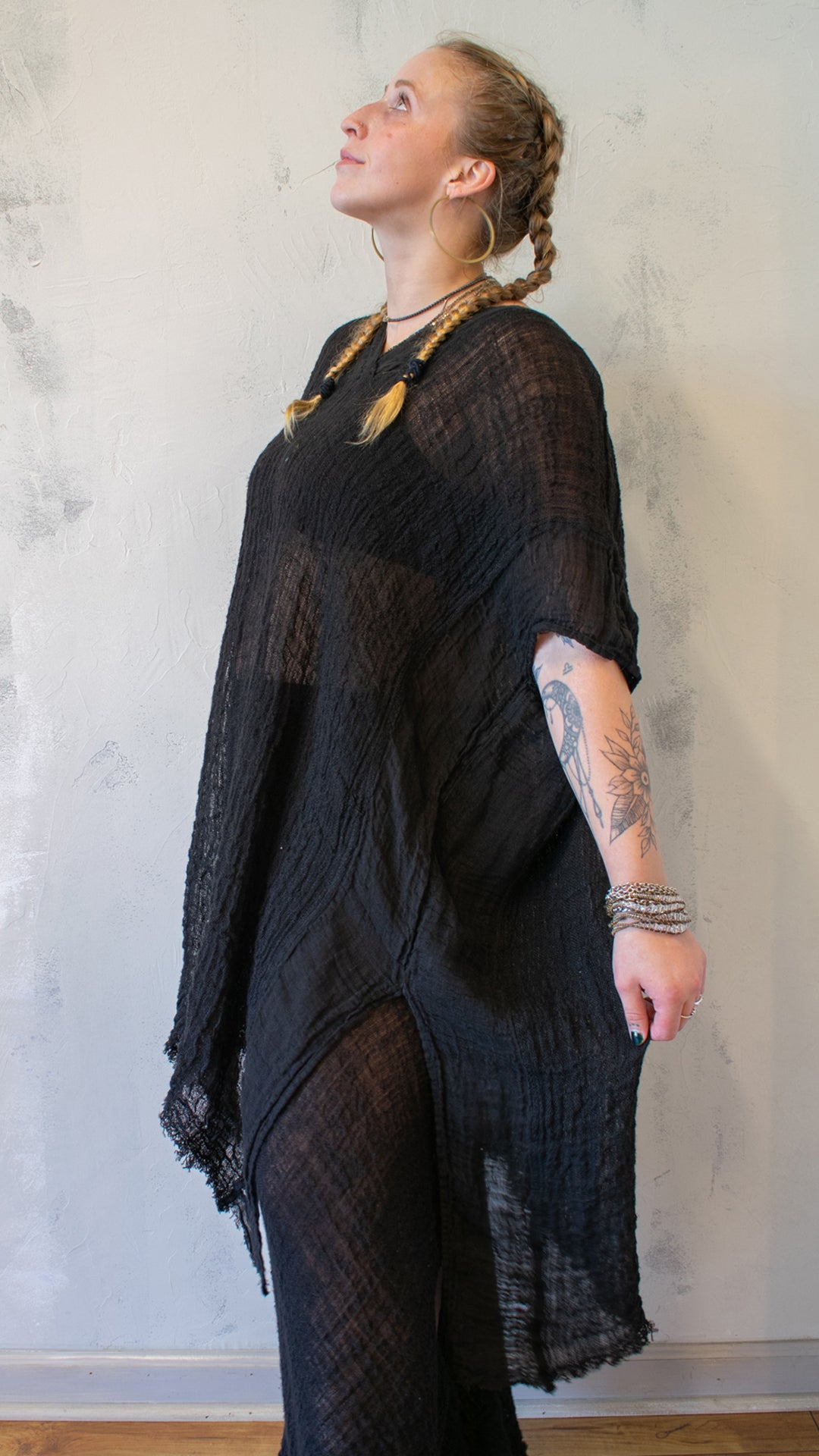Tunica Gladiolo in Nero