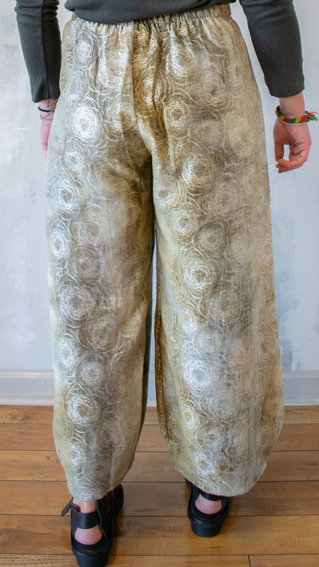 Flat Front Pant in Velvet Chenille