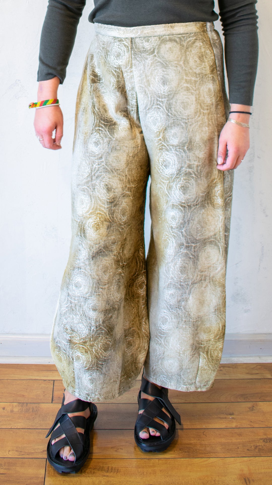 Flat Front Pant in Velvet Chenille