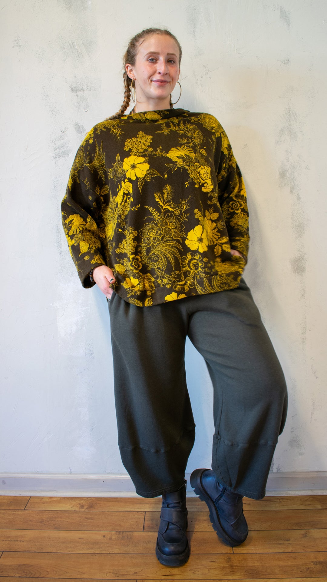 Printed Alden Shirt in Bamboo Fleece (Multiple Colors)