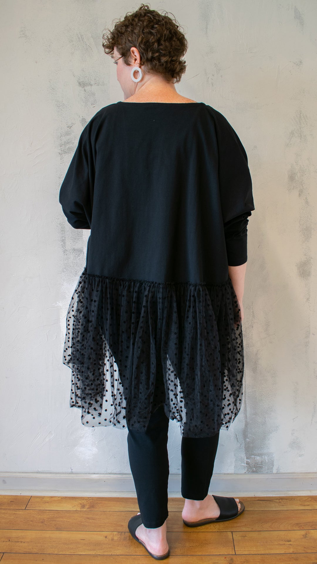 Polka Dot Peplum Top