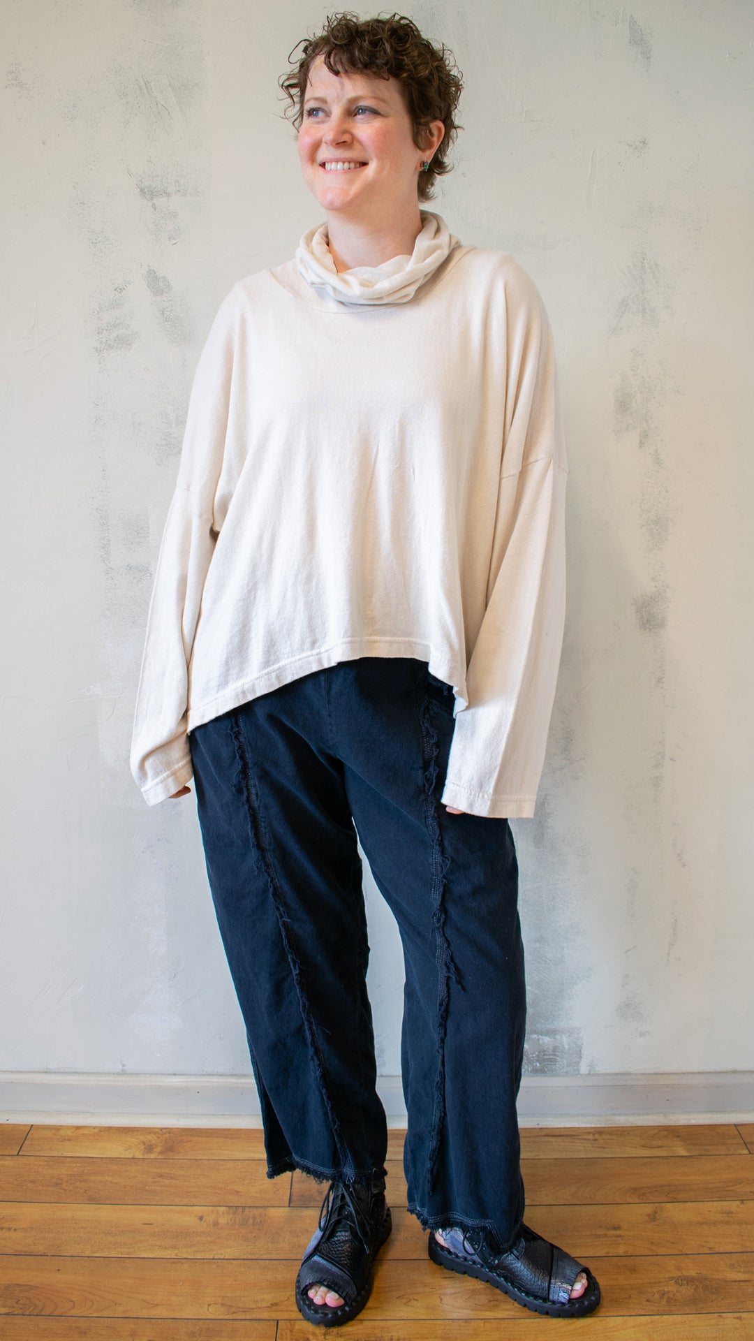 Grotto Sweater in Ashby White