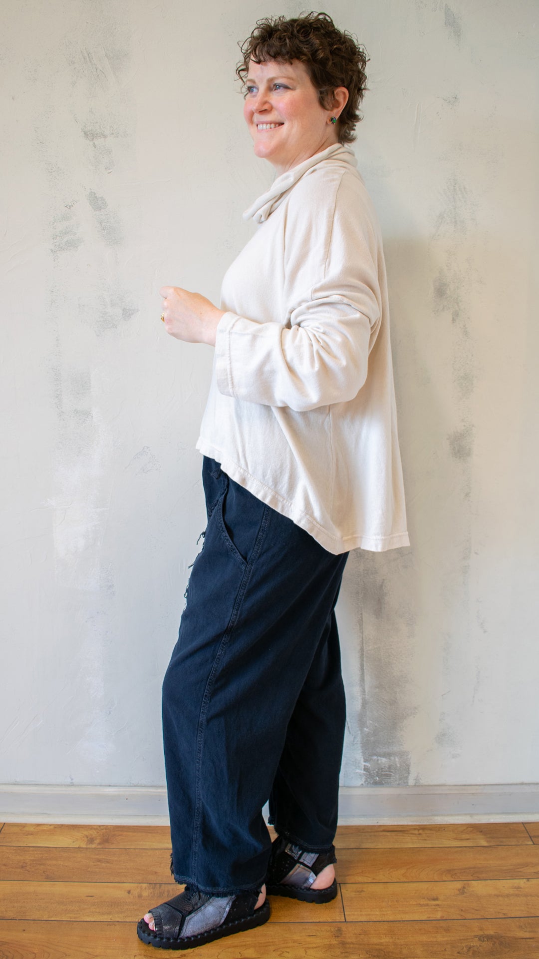 Grotto Sweater in Ashby White
