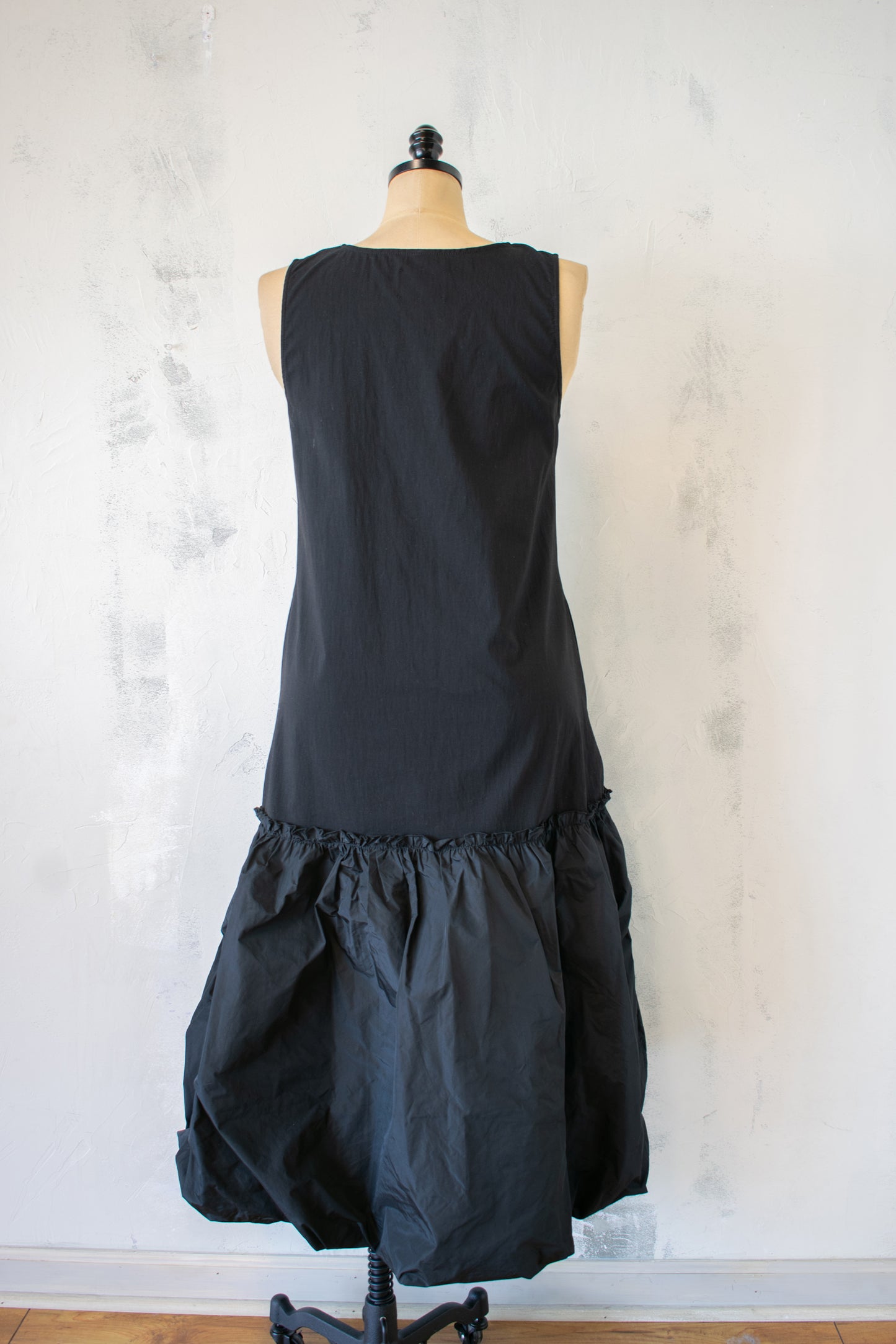 PLU Puff Taffeta Hem Maxi