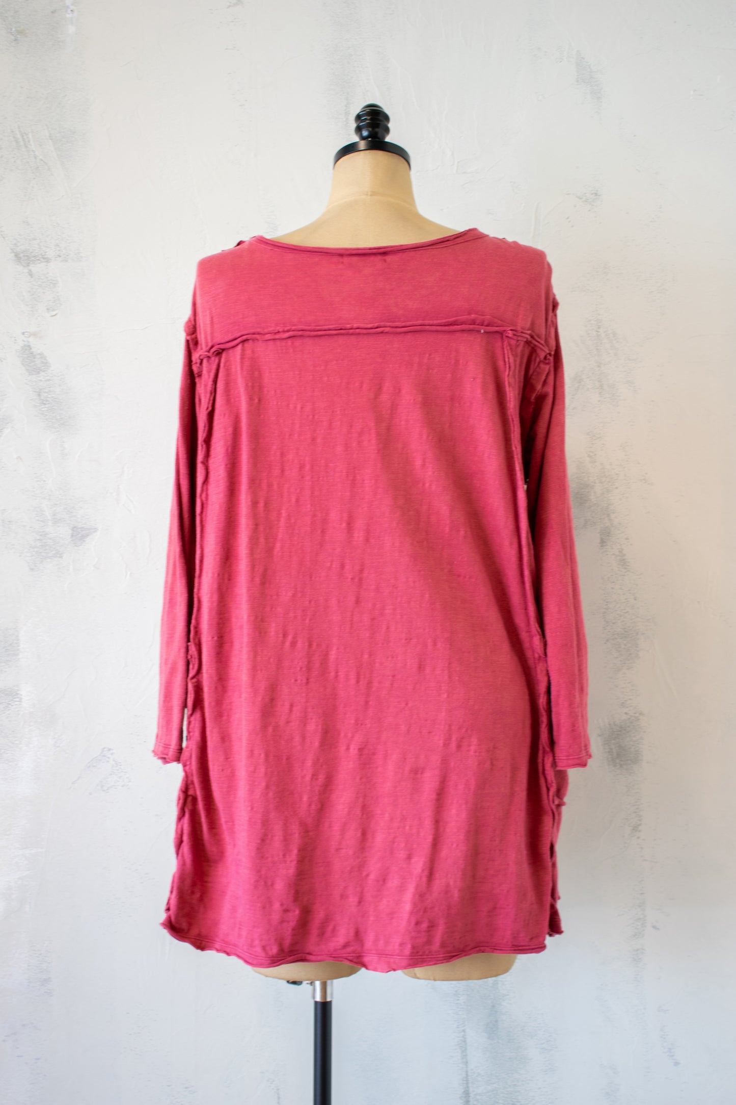 Krista Larson Berry Tunic with Pockets