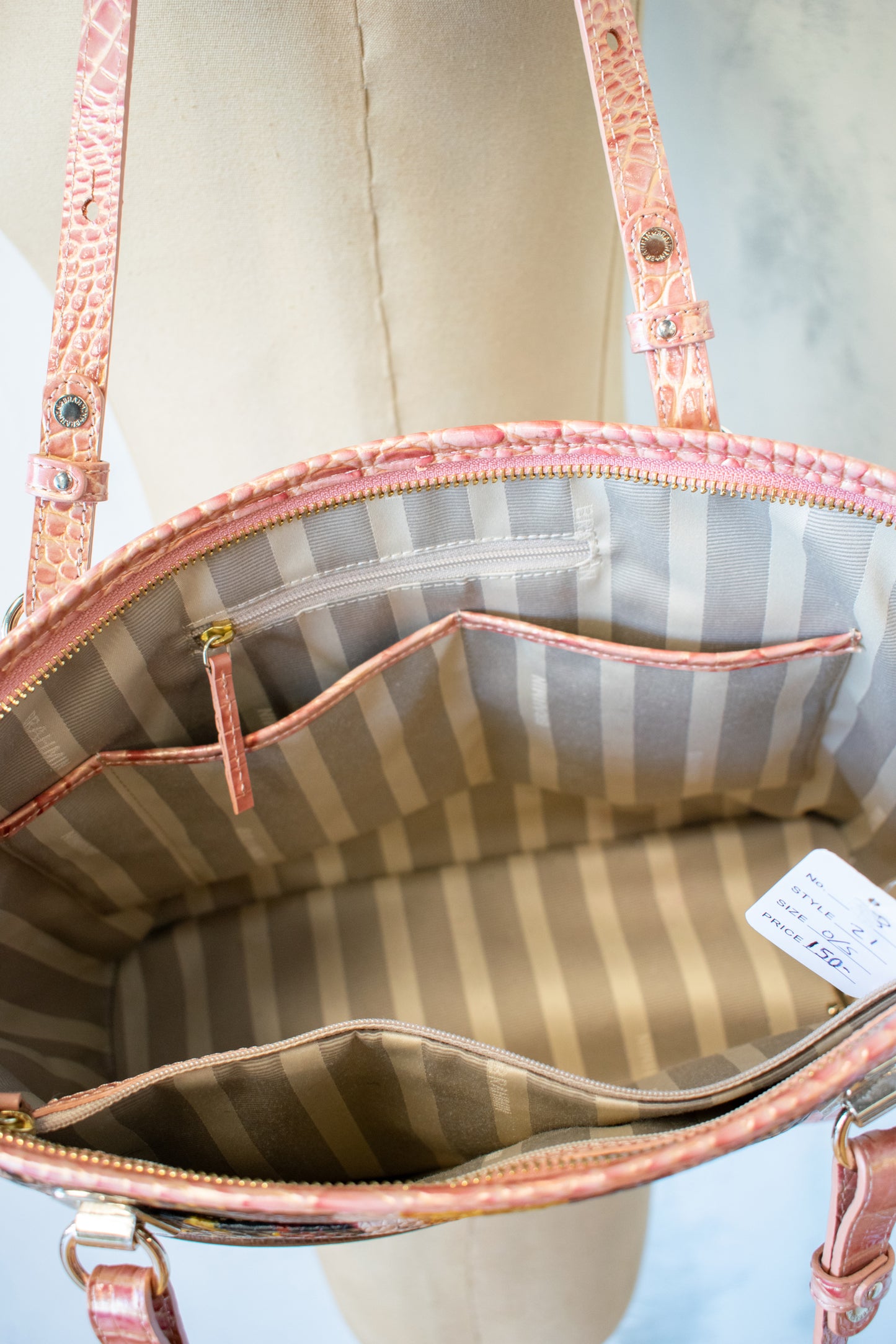 Brahmin Bag; Multi Boa Print