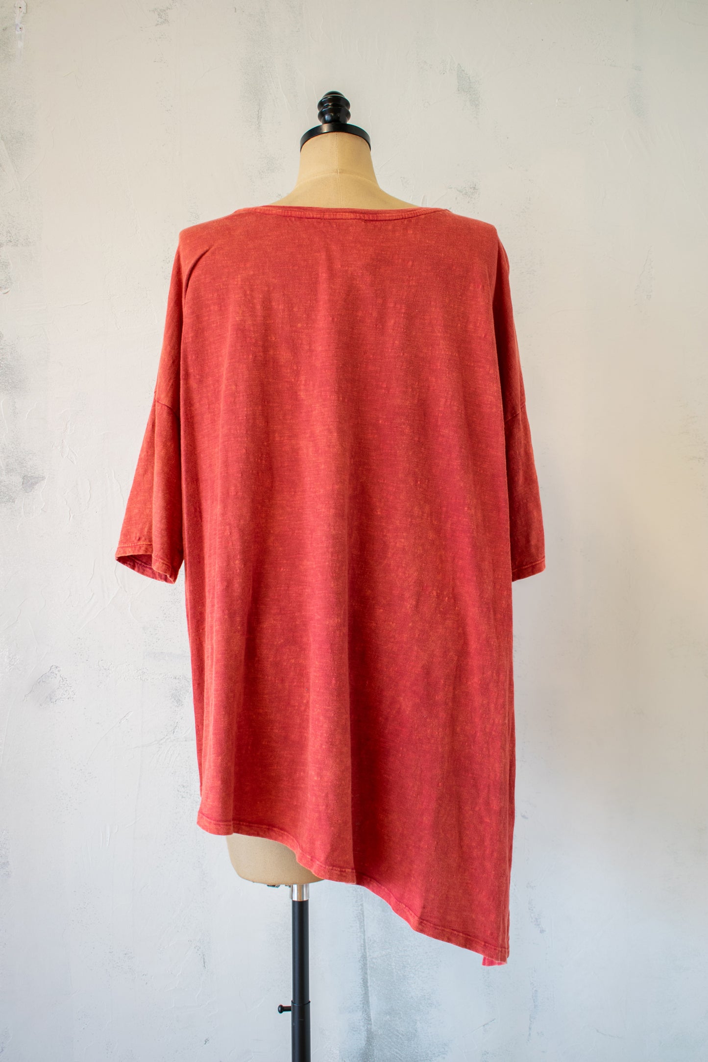 Krista Larson Embroidered Dancing Lady Tunic in Red