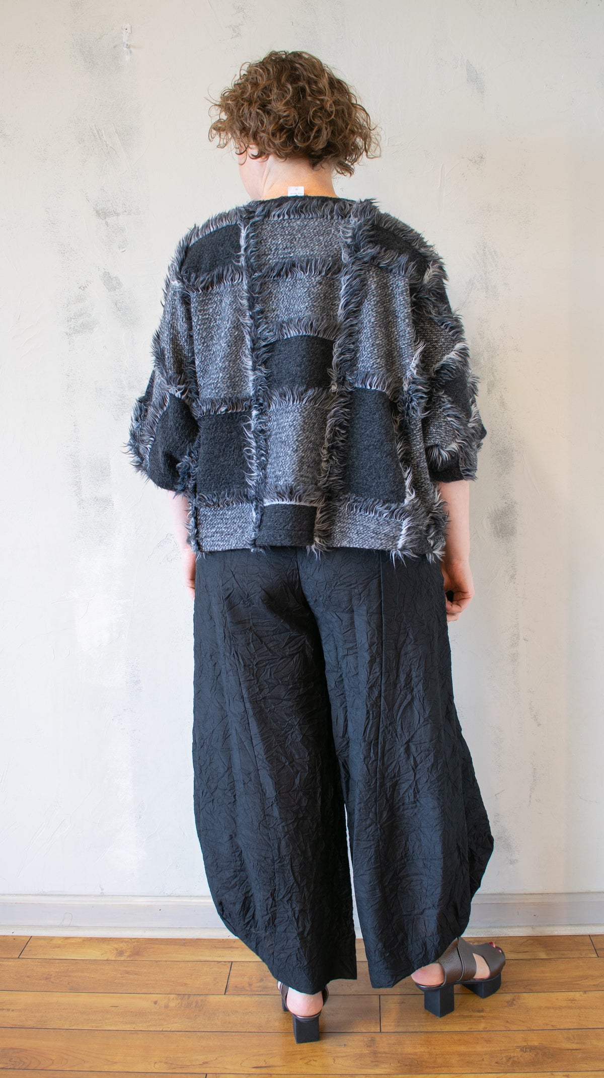 Fringe Jacquard Topper