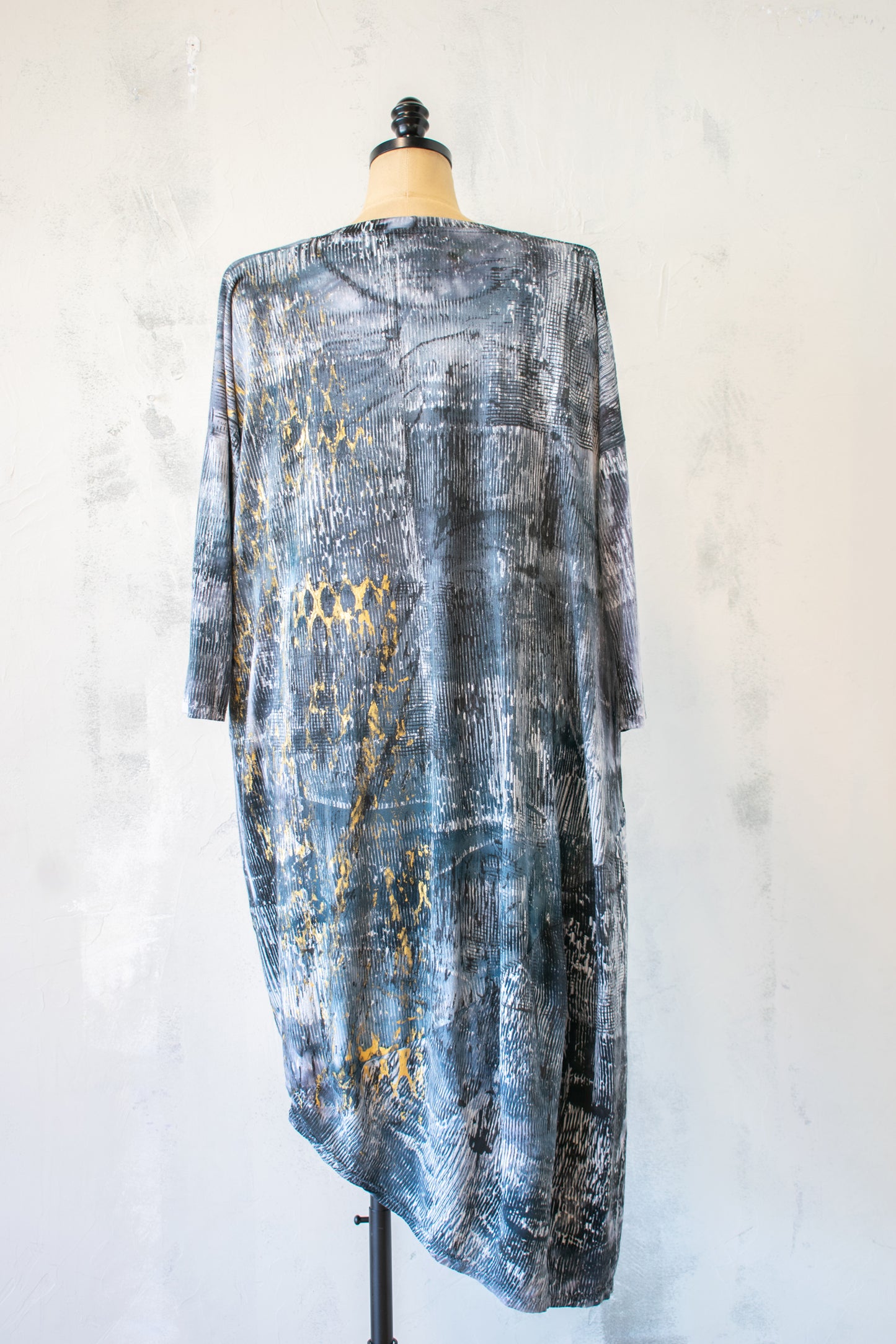 Heyne Bogut; Hand Painted and Dyed Dress