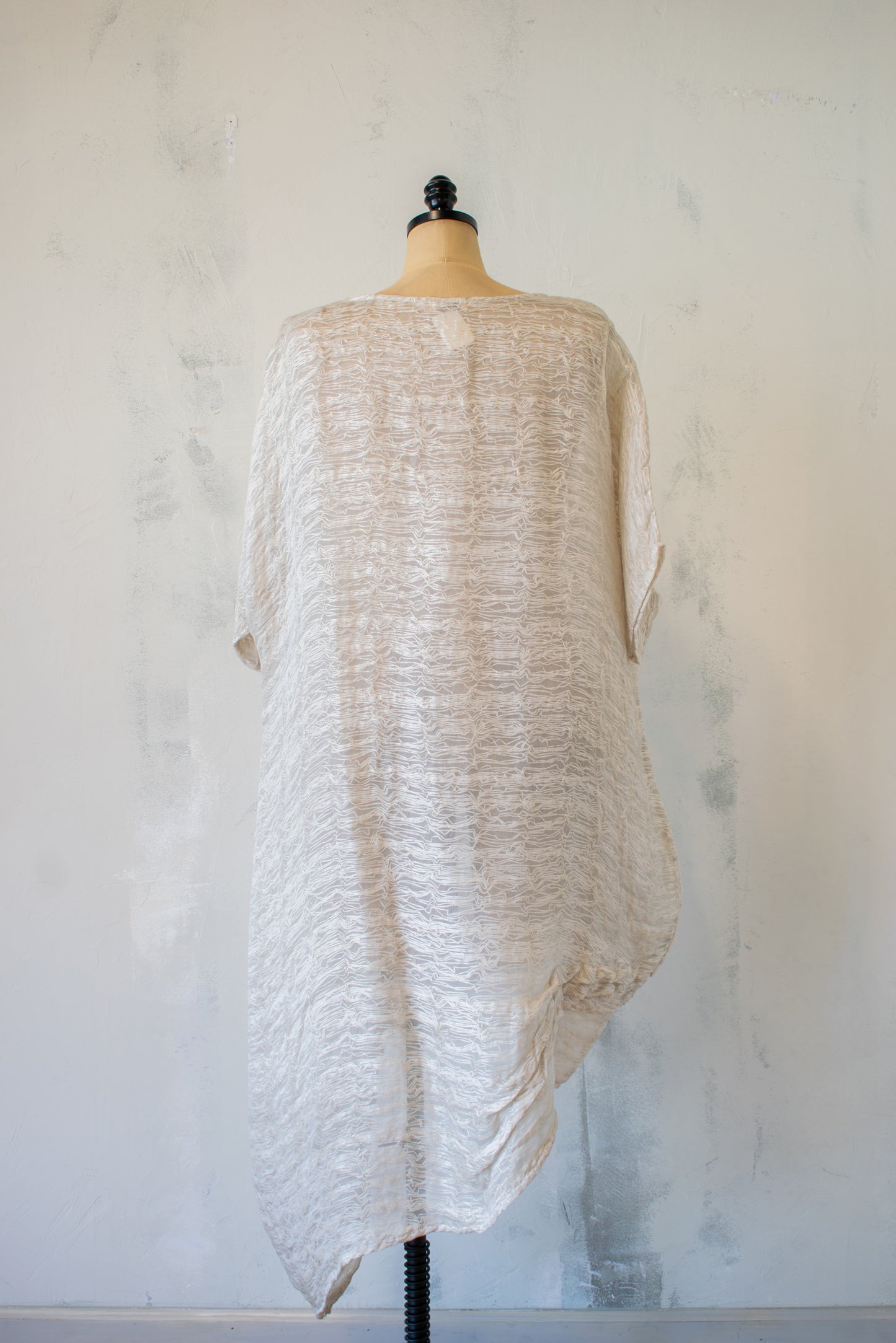 Krista Larson; Silk Rafia A Line Tunic Dress