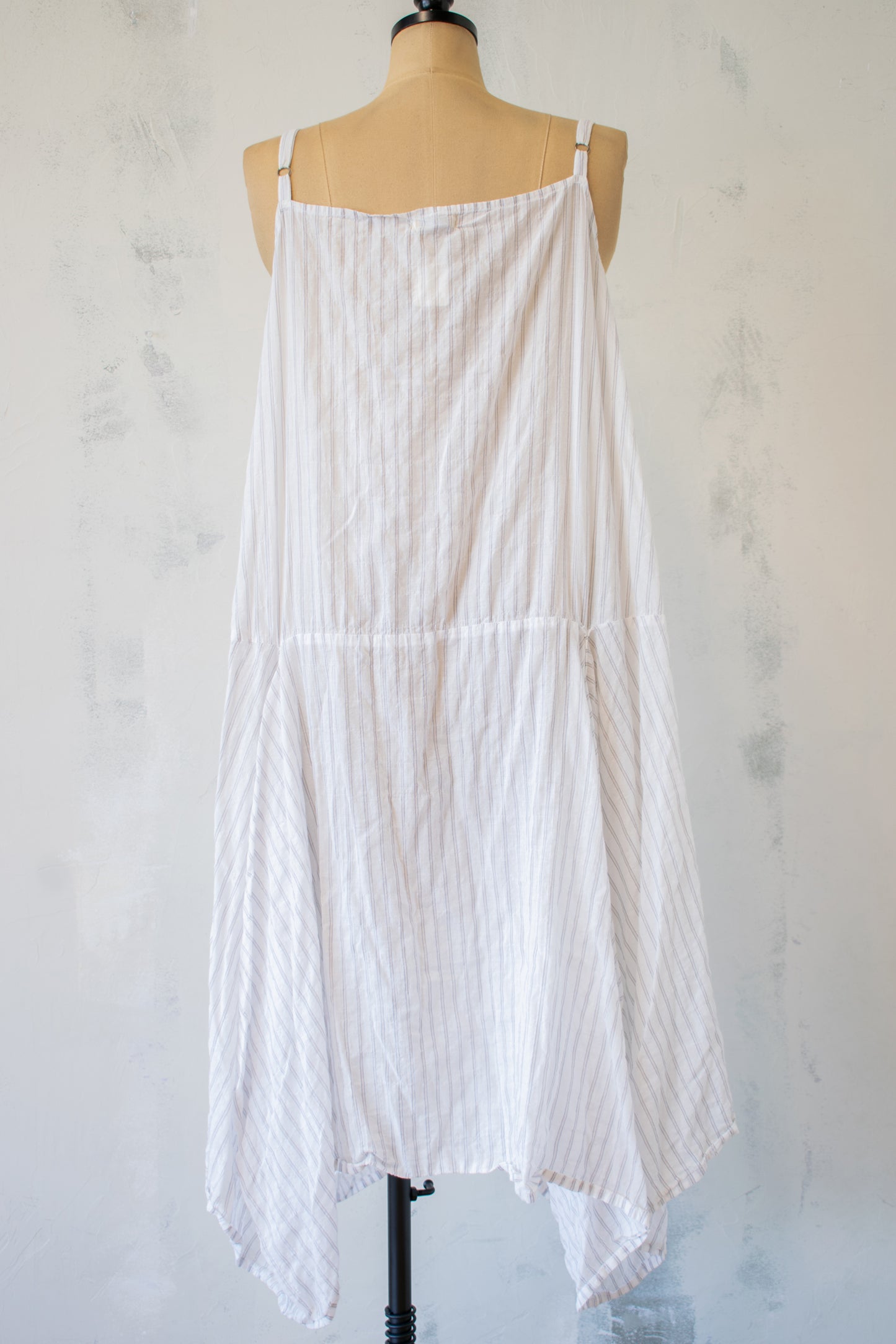 Krista Larson; Long Slip in White Shirting