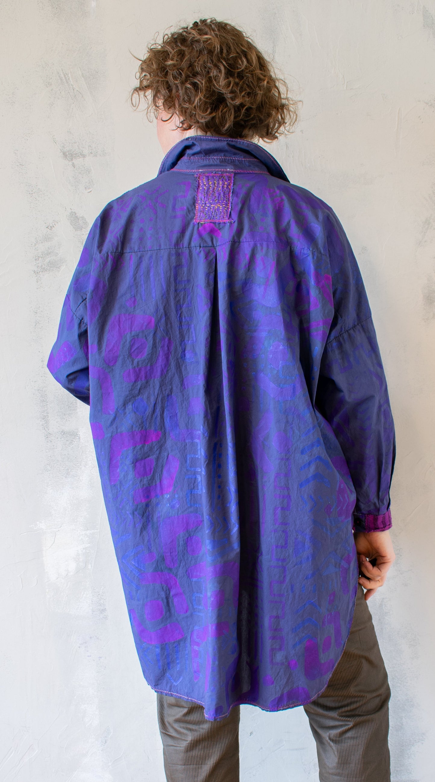 Artifacts Button Up in Amethyst
