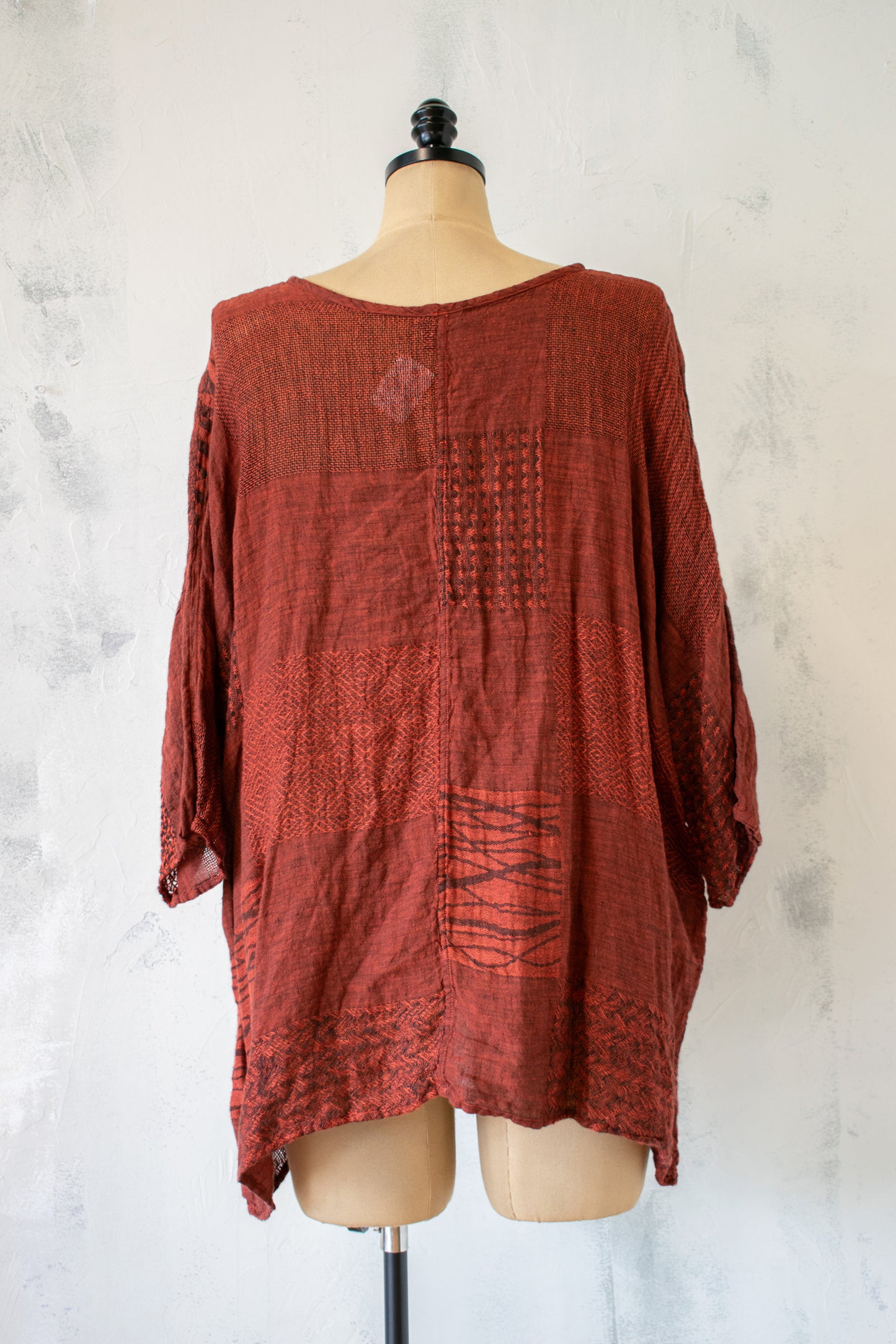 Bottega Di Brunella; Multi Weave V-Neck Tunic
