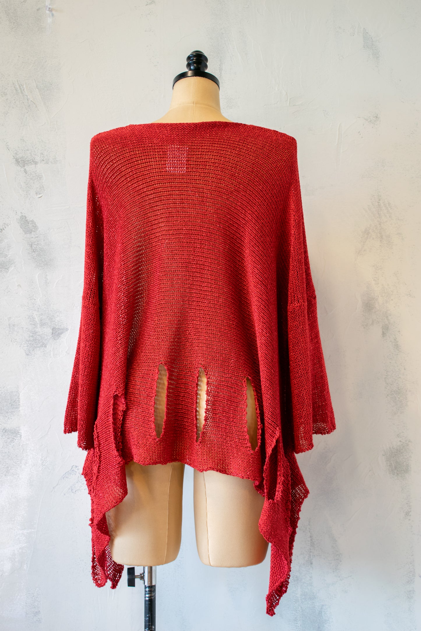 BK Moda; Drop Stitch Pullover