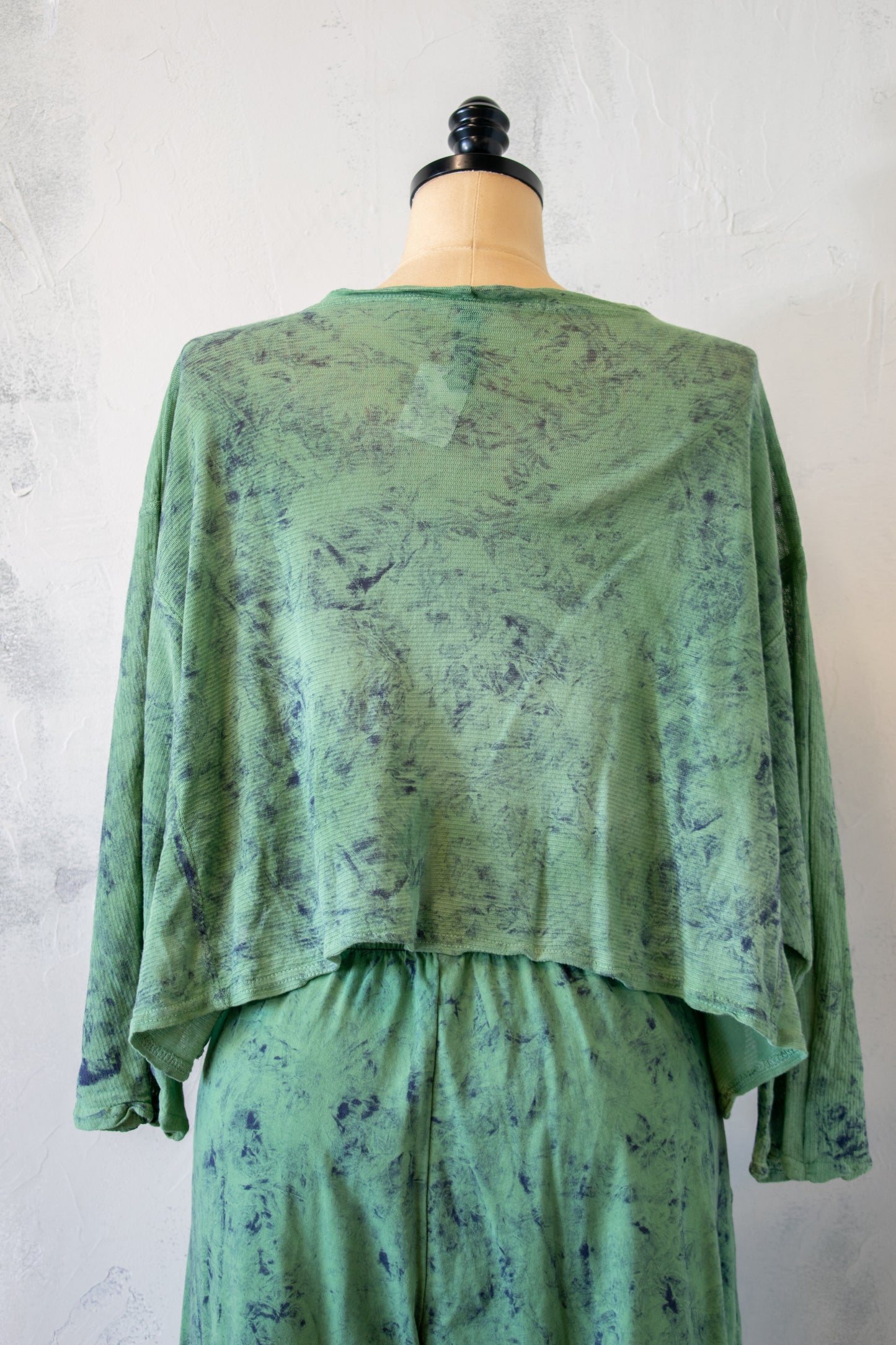 Cynthia Ashby; Printed Mesh Topper