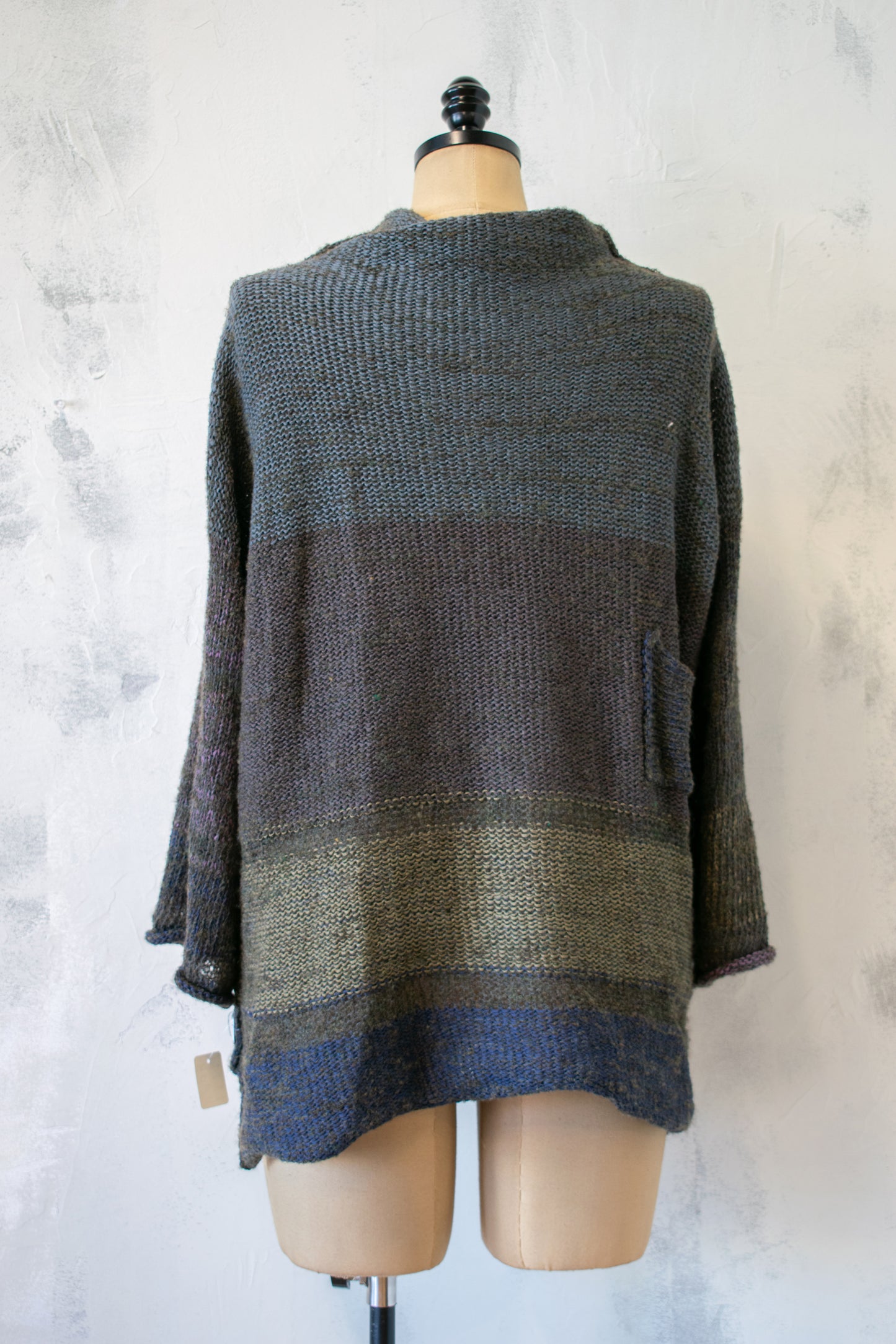 SKIF; Multi Sweater in Olive and Blue