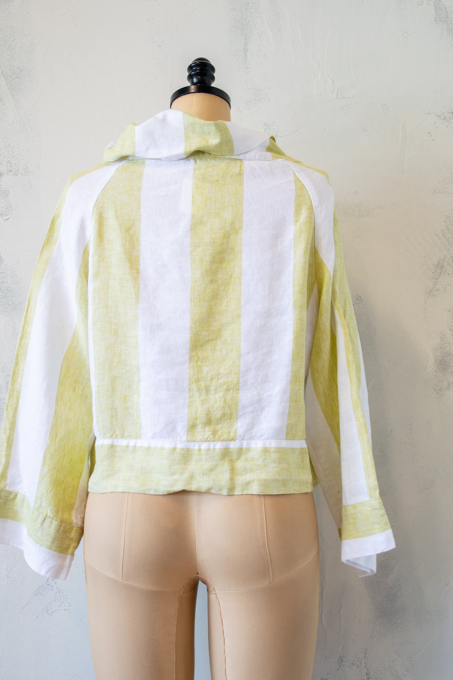 Alembika; Stripe Linen Jacket