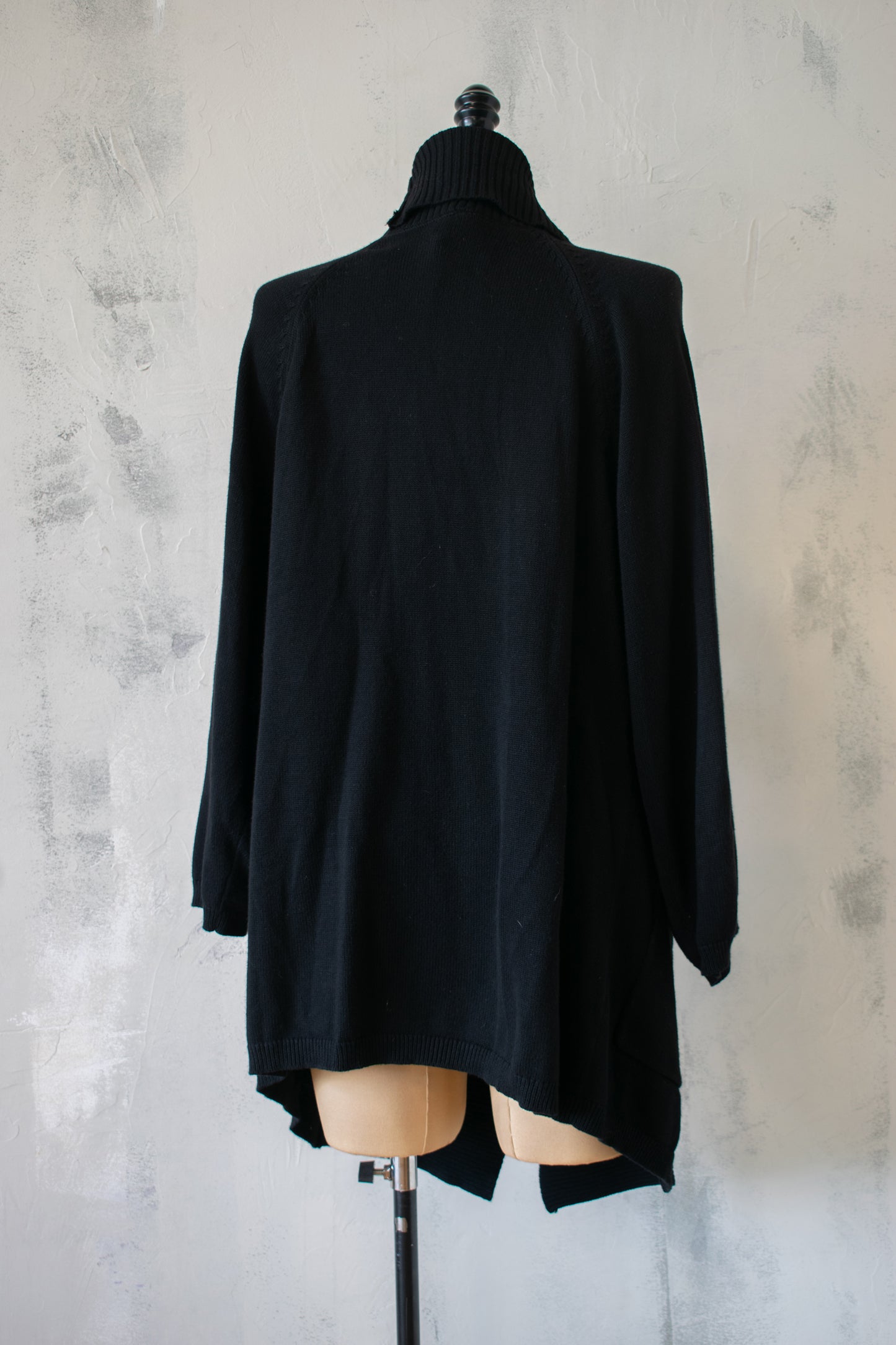 Cynthia Ashby; Dave Sweater in Solid Black