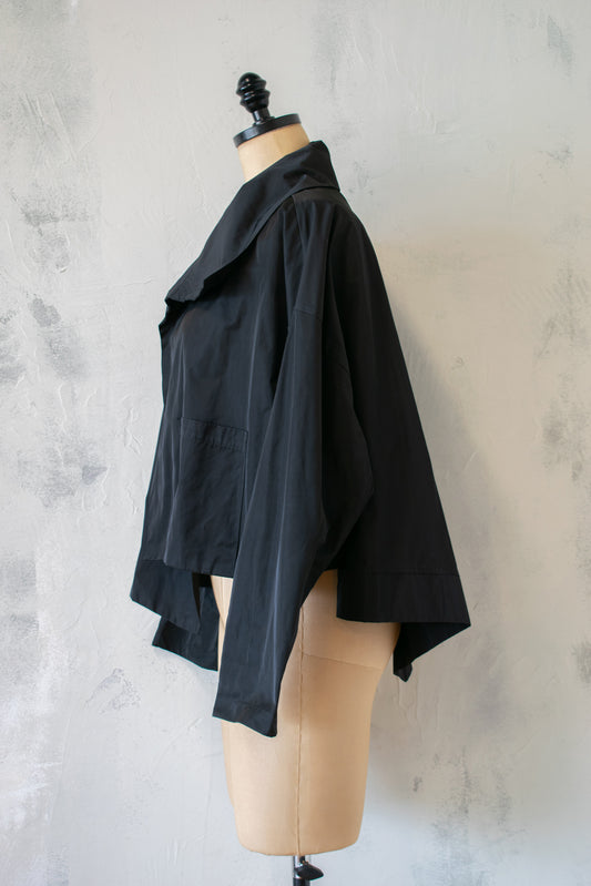 Planet: Black Taffeta Jacket