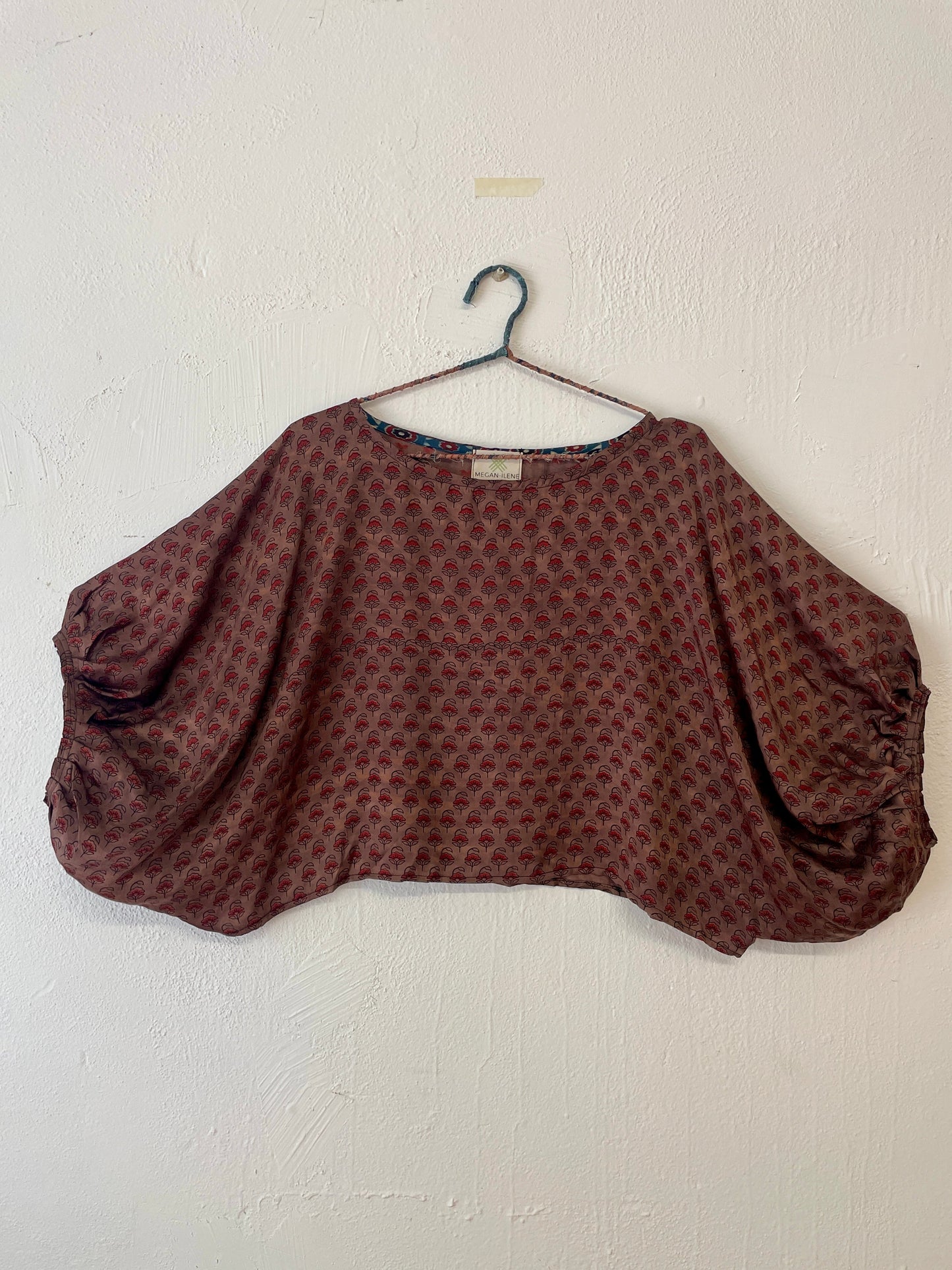 Crinkle Crop in Modal Silk