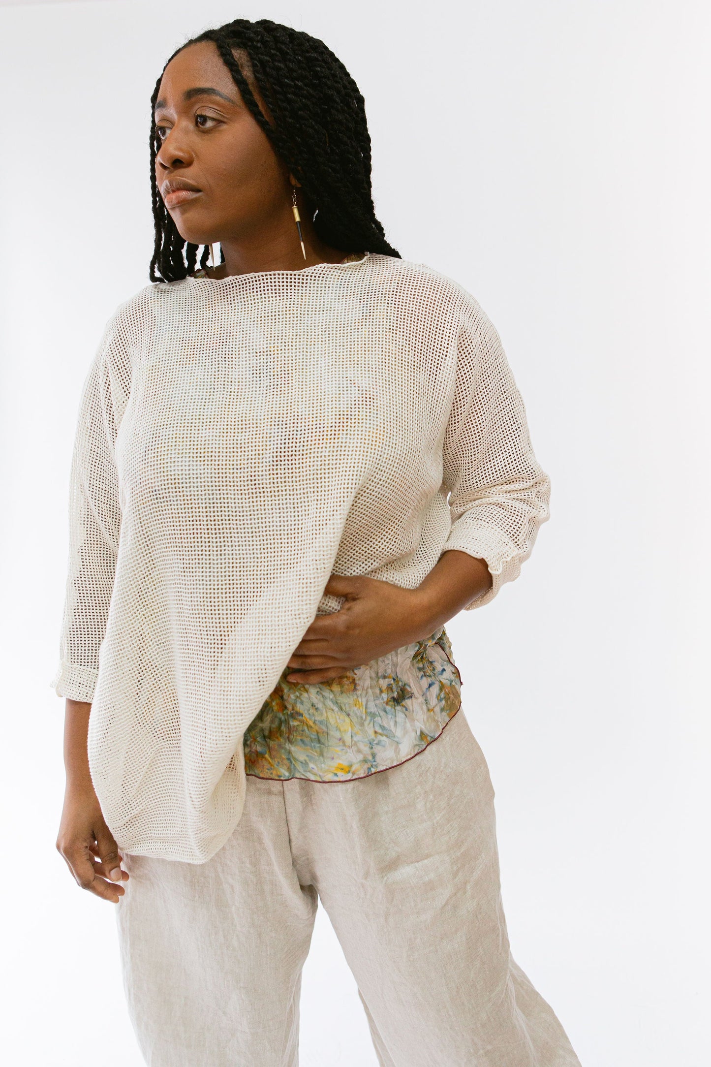 Hitch Top, Cream