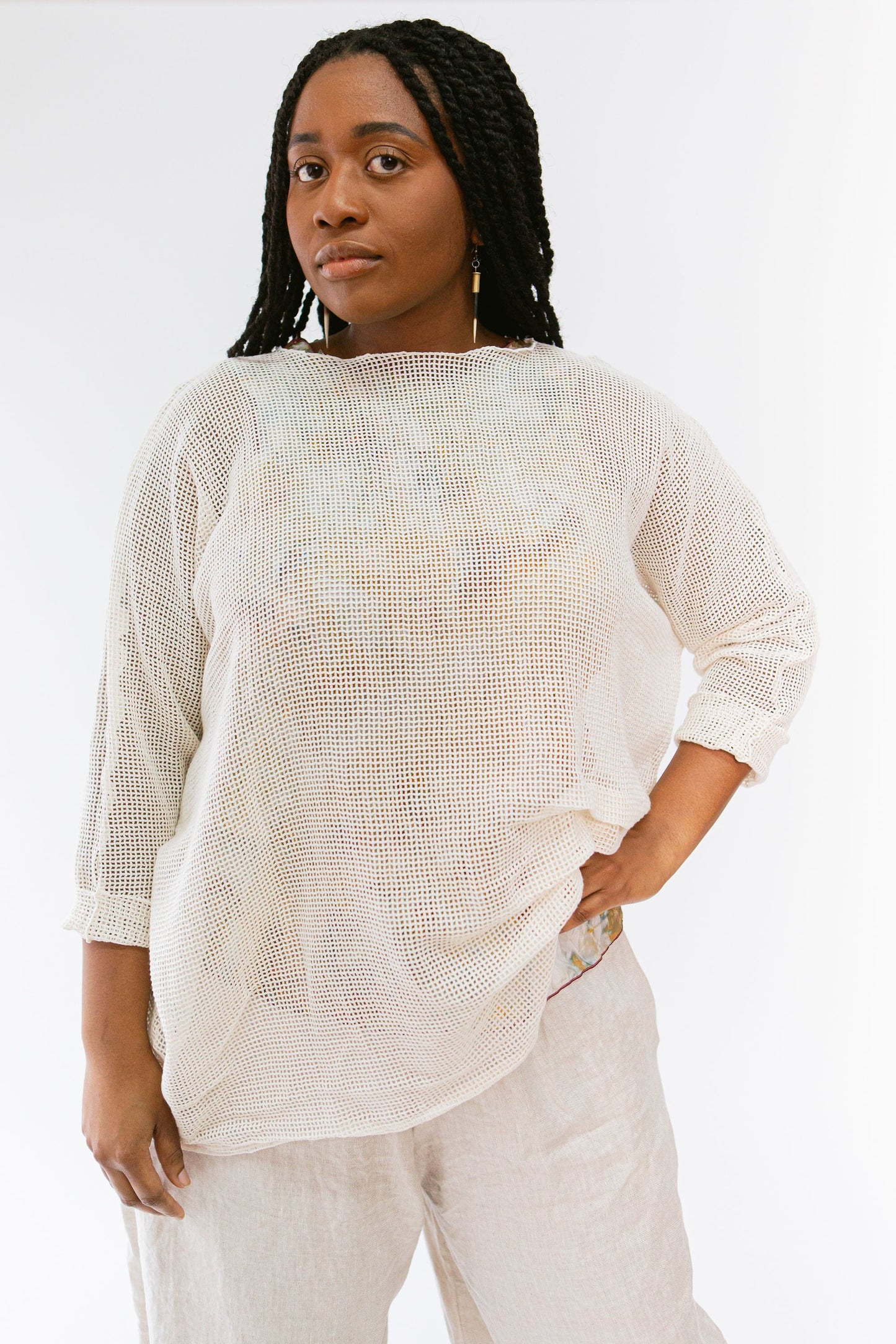 Hitch Top, Cream