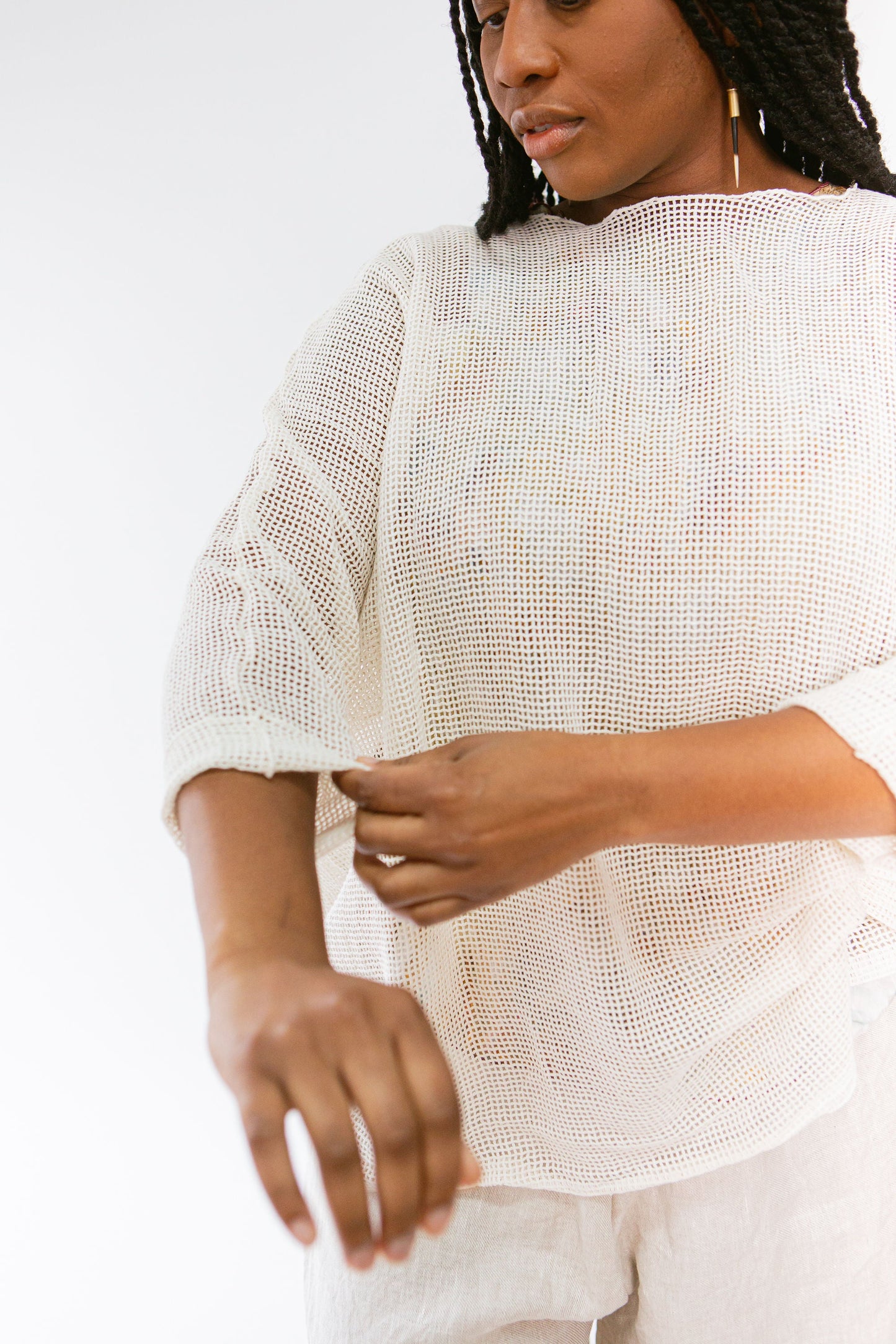 Hitch Top, Cream