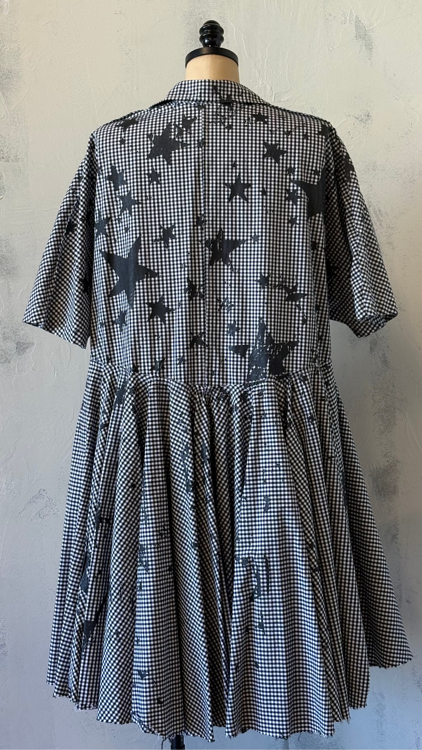 Paper temples Star Plaid Dress
