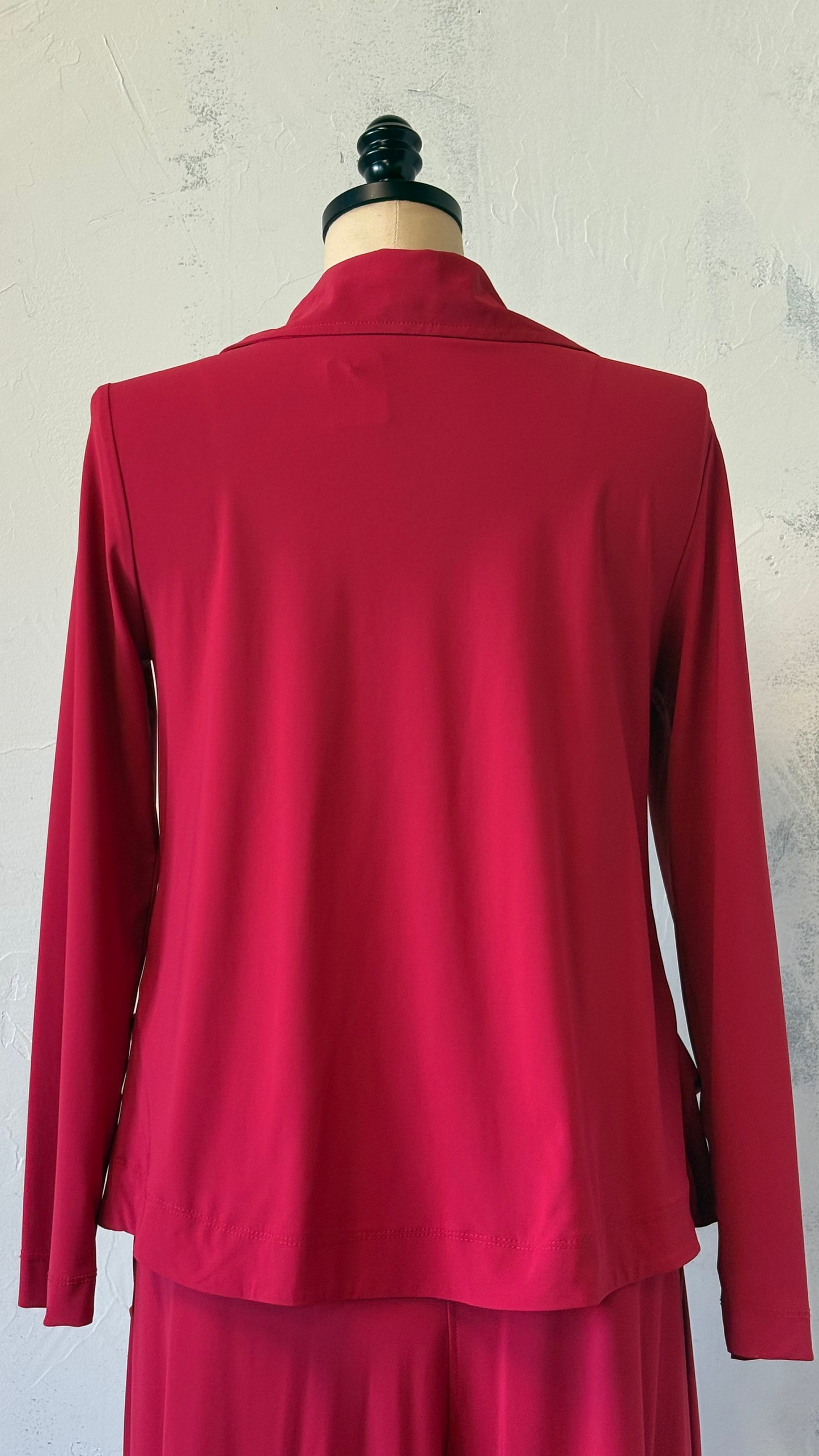 Alembika Red Blazer with side pockets
