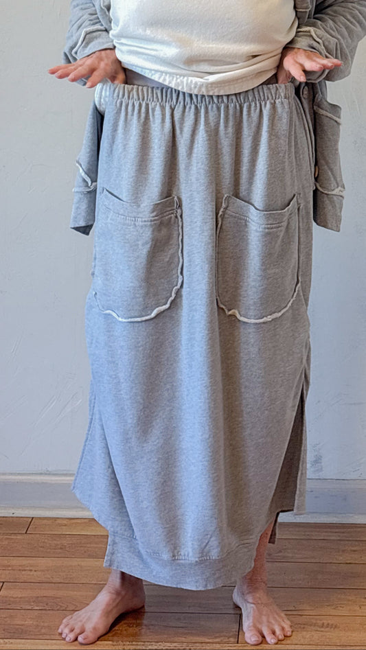 Relaxed Midi Skirt