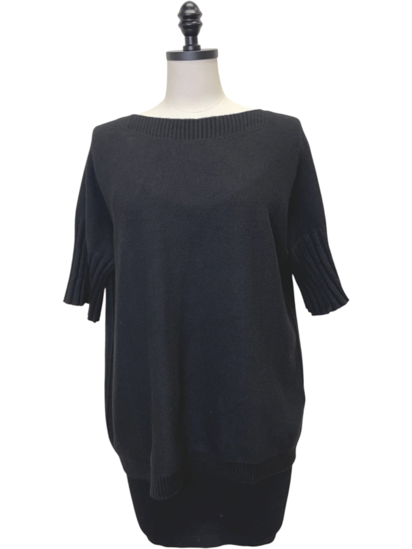 Square Neck Short Sleeve Sweater