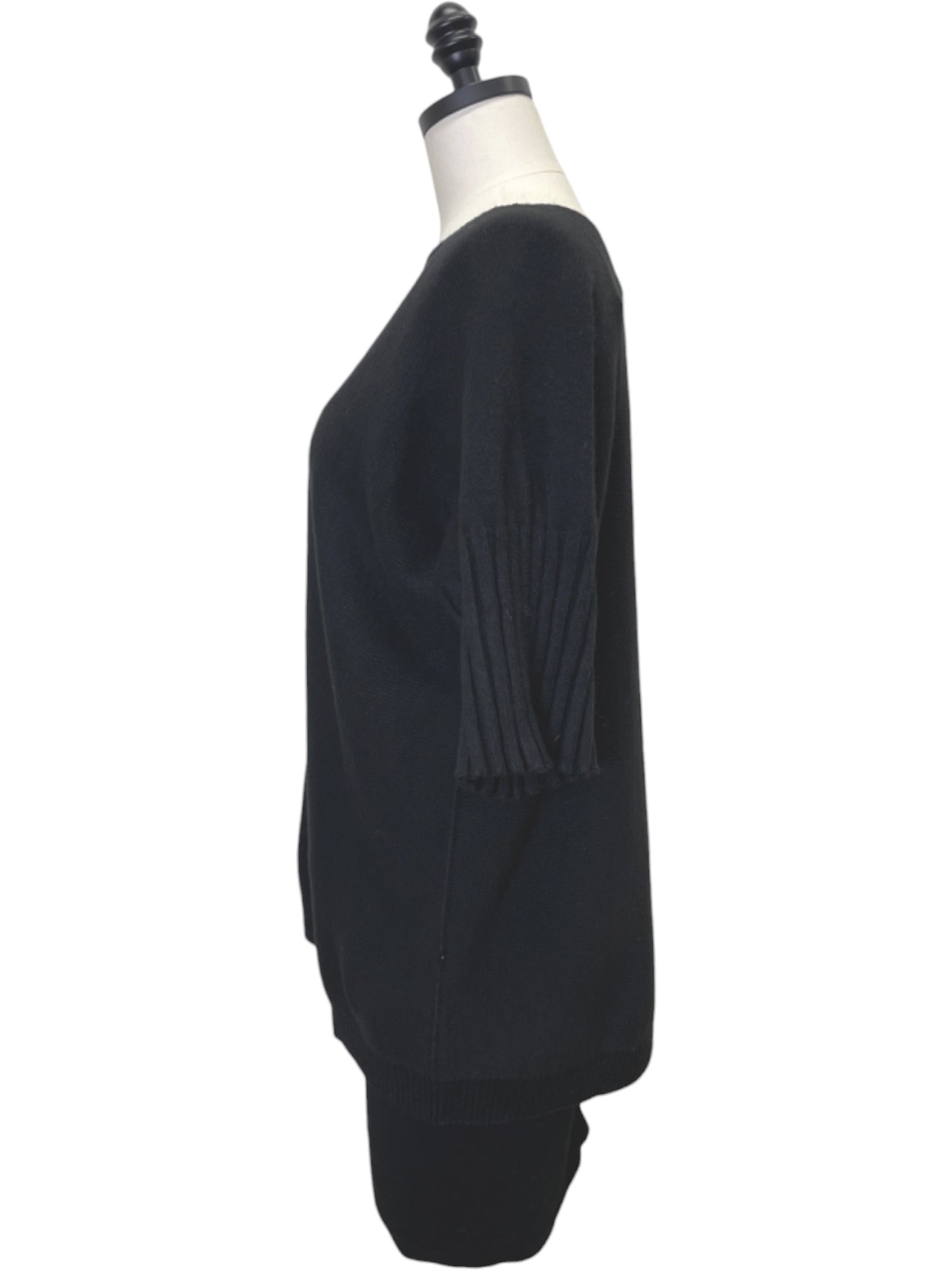 Square Neck Short Sleeve Sweater