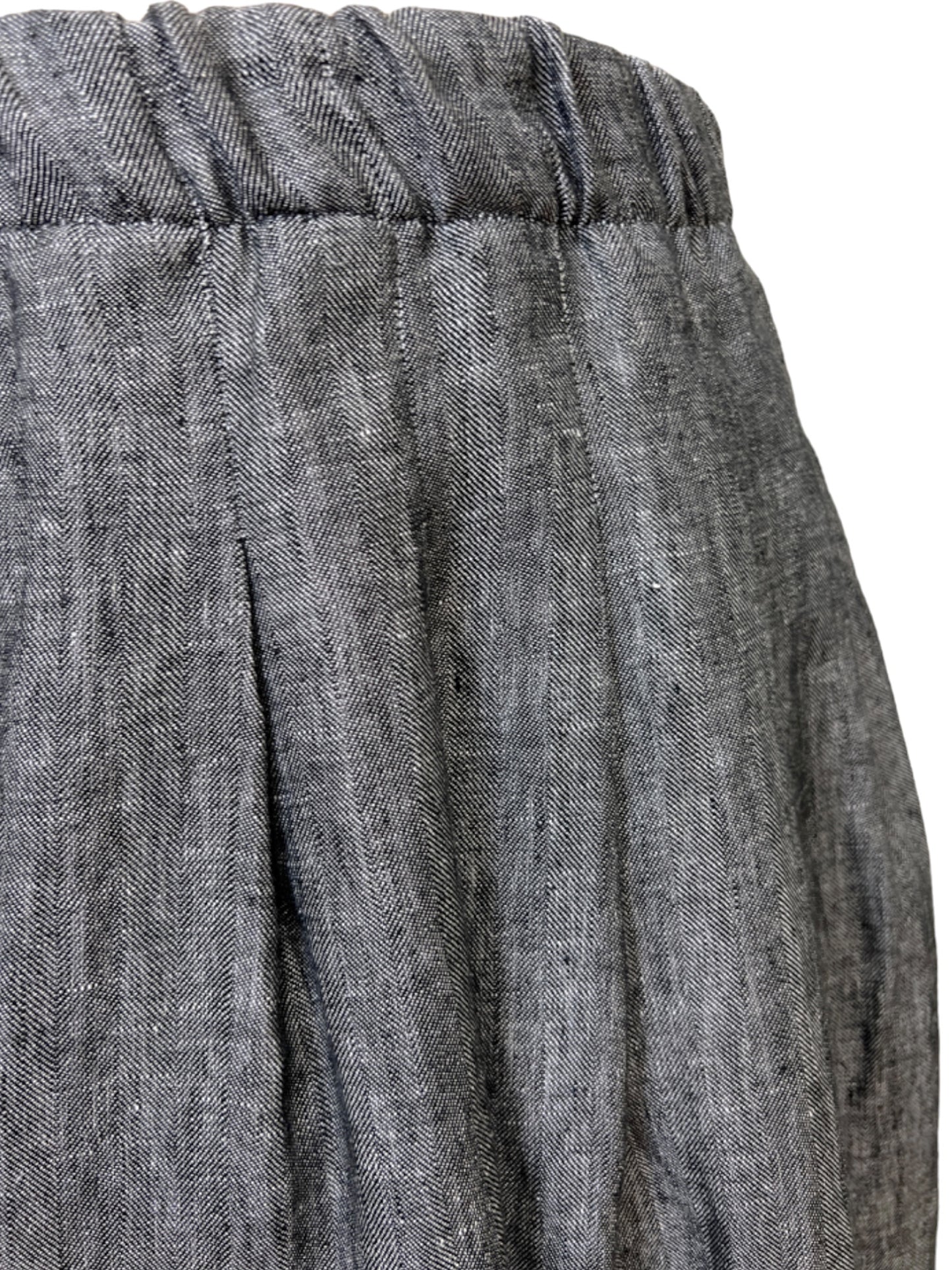 Herringbone Linen Skirt